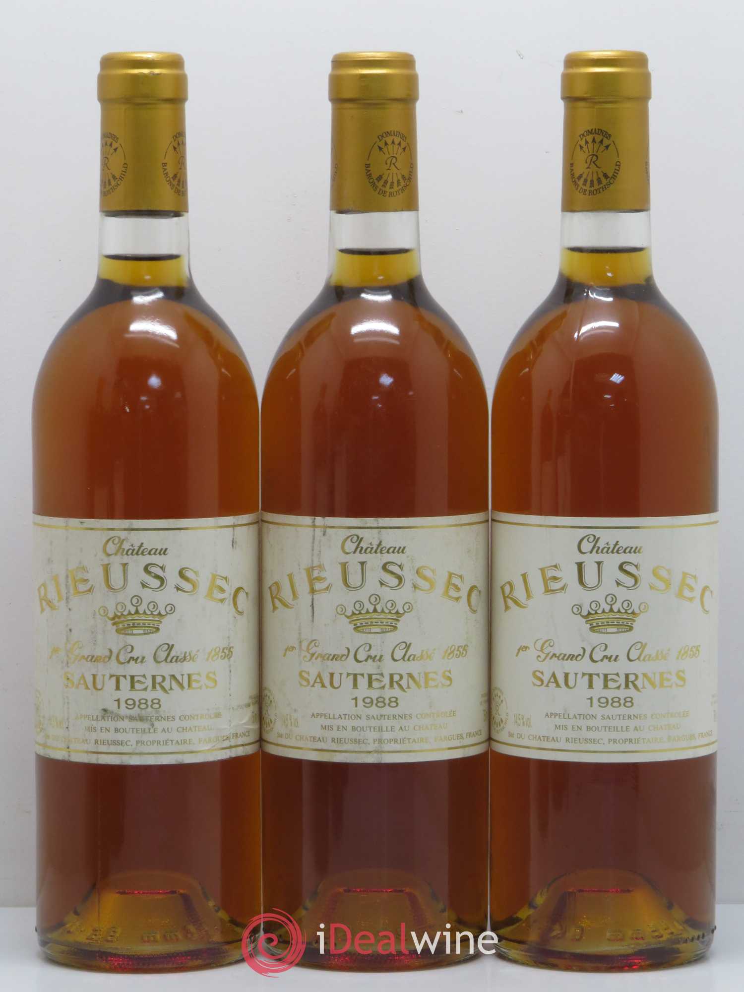 Château Rieussec 1er Grand Cru Classé 1988 - Lotto di 6 bottiglie - 1