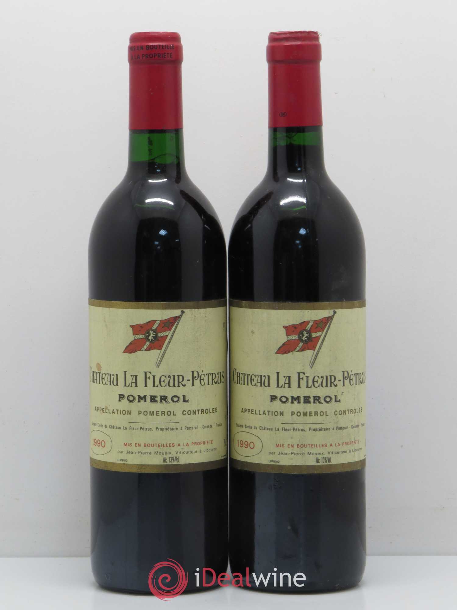 Château la Fleur Petrus 1990 - Lot de 2 bouteilles - 0