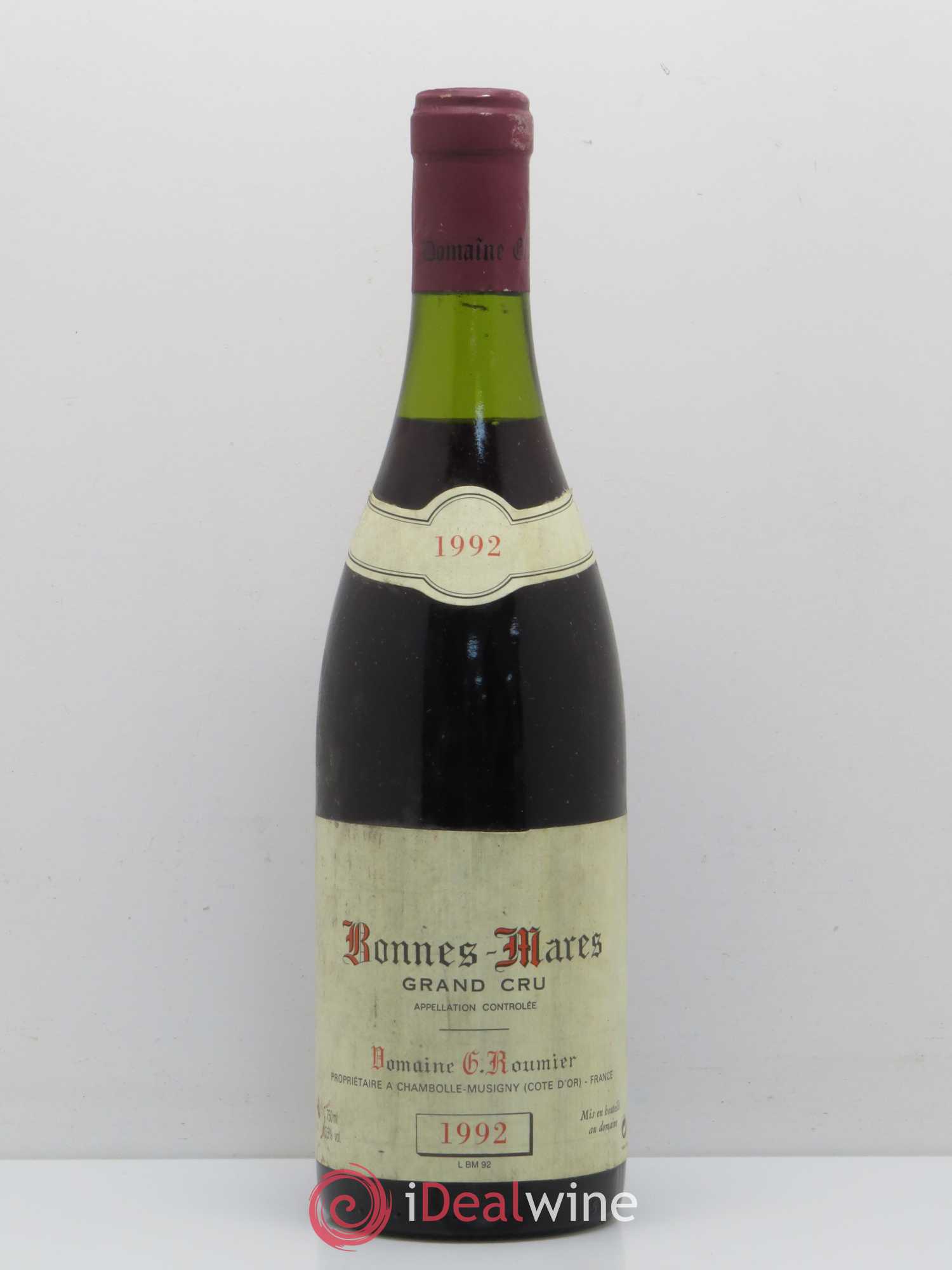 Bonnes-Mares Grand Cru Georges Roumier (Domaine) 1992 - Lot de 1 bouteille - 0