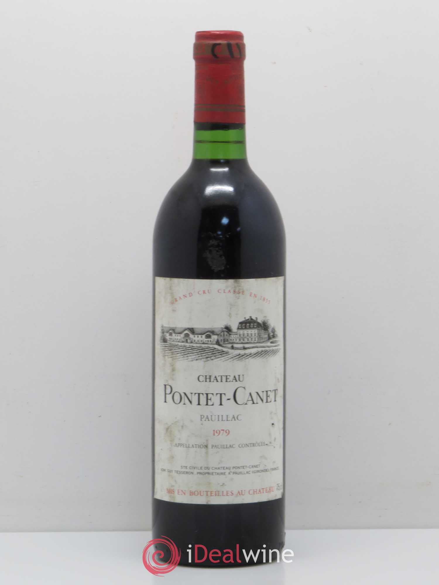Château Pontet Canet 5ème Grand Cru Classé 1979 - Lot de 1 bouteille - 0