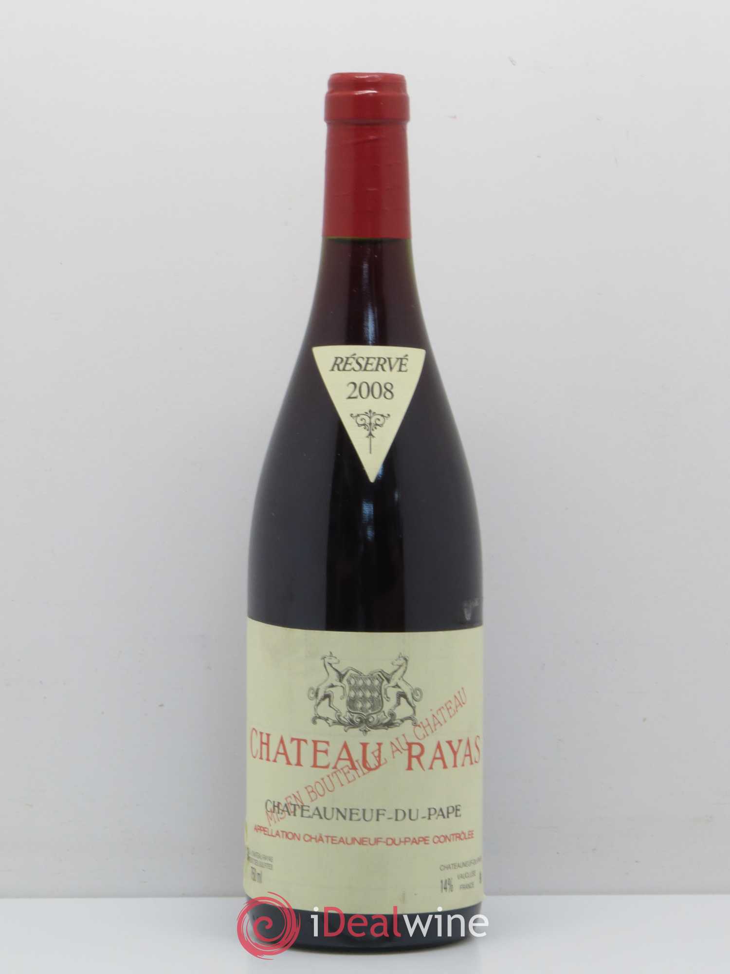 Châteauneuf-du-Pape Château Rayas Emmanuel Reynaud 2008 - Lot de 1 bouteille - 0