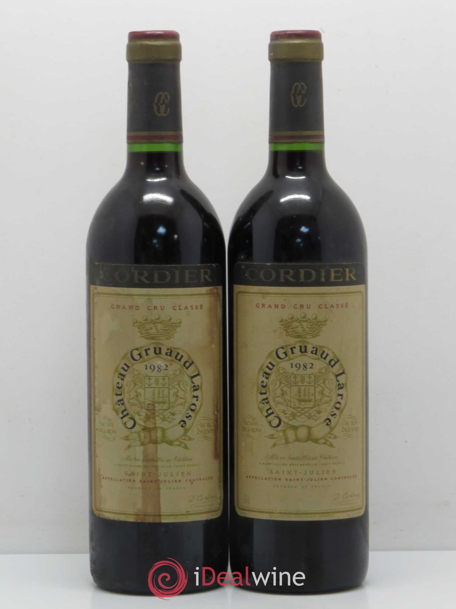 Château Gruaud Larose 2ème Grand Cru Classé 1982 - Lot de 2 bouteilles - 0