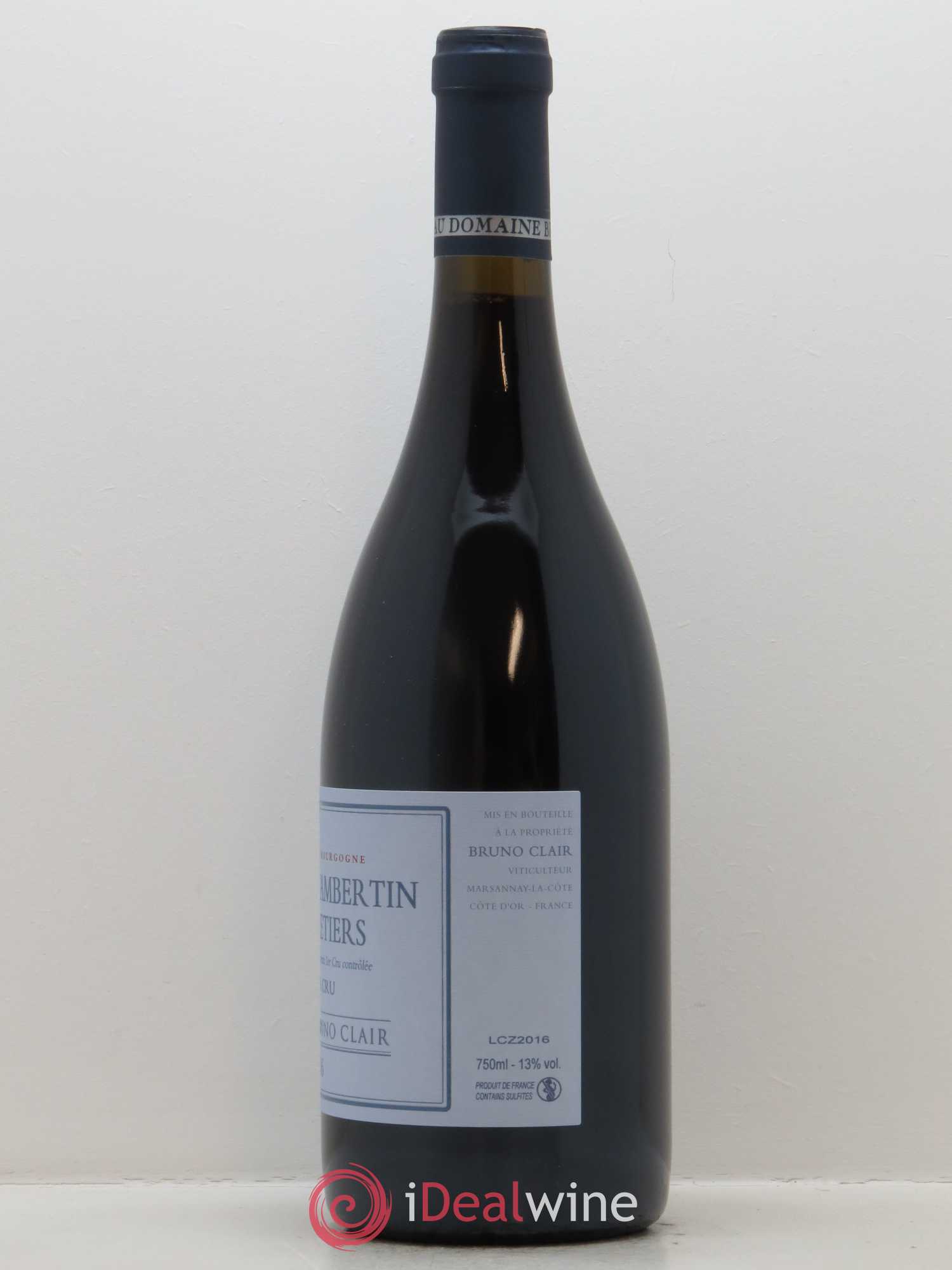 Gevrey-Chambertin 1er Cru Les Cazetiers Bruno Clair (Domaine) 2016 - Lot de 1 bouteille - 1