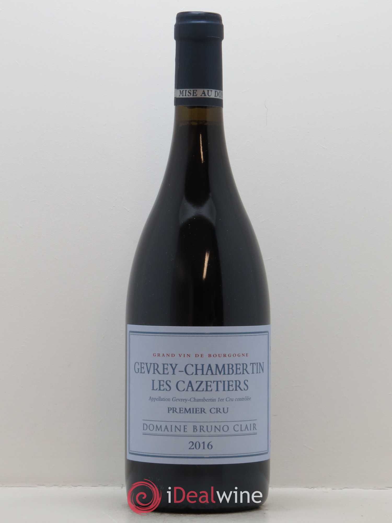 Gevrey-Chambertin 1er Cru Les Cazetiers Bruno Clair (Domaine) 2016 - Lot de 1 bouteille - 0