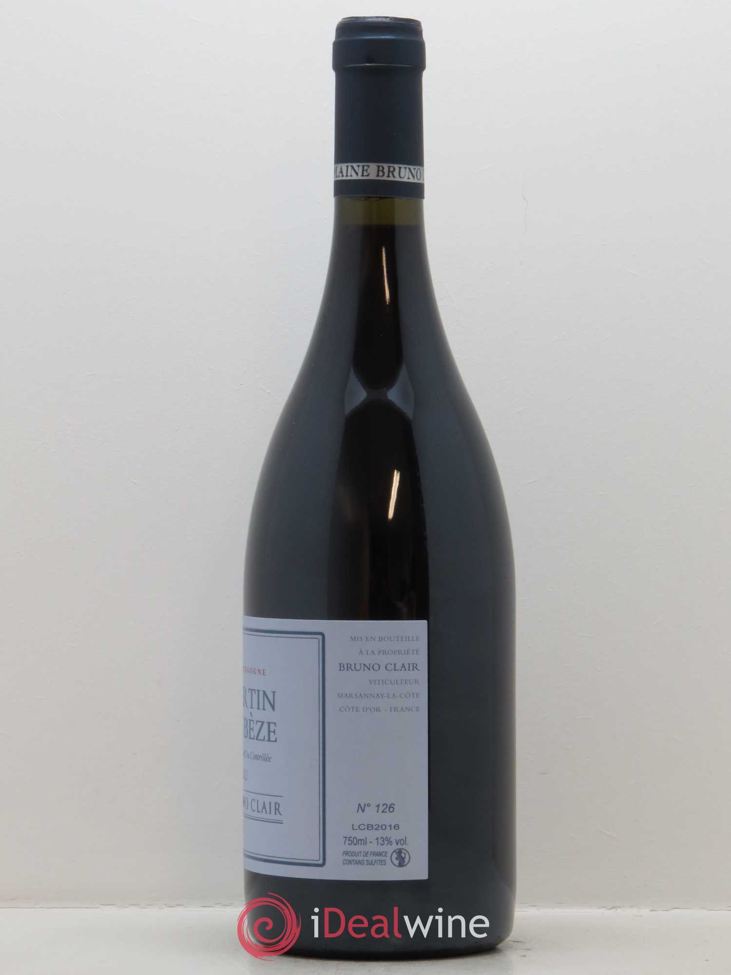 Chambertin Clos de Bèze Grand Cru Bruno Clair (Domaine) 2016 - Lot de 1 bouteille - 1