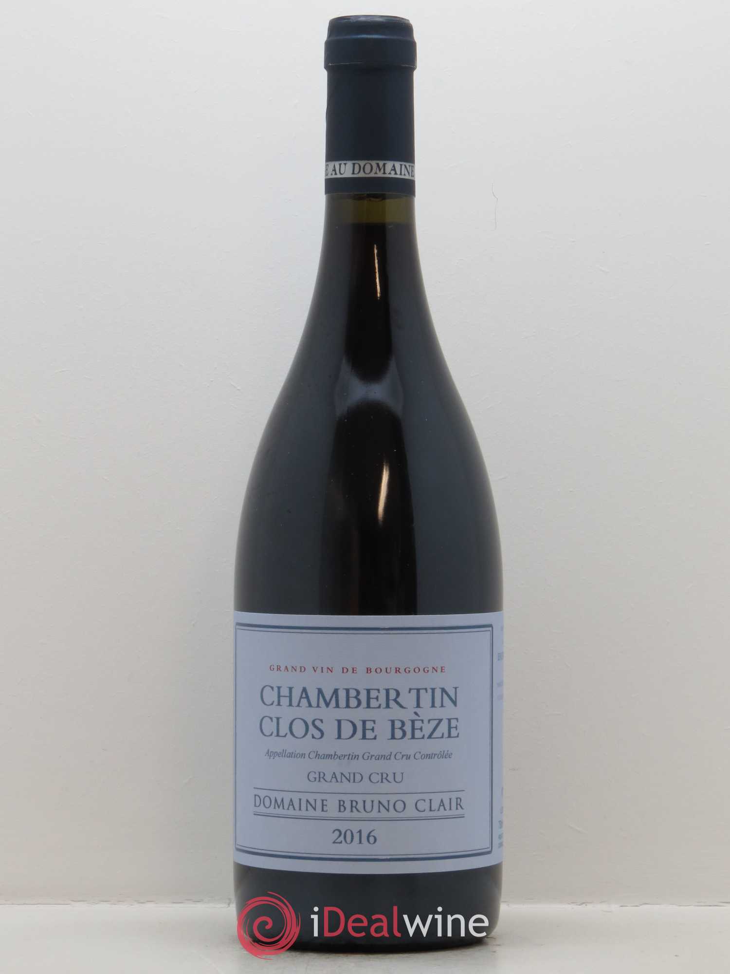 Chambertin Clos de Bèze Grand Cru Bruno Clair (Domaine) 2016 - Lot de 1 bouteille - 0
