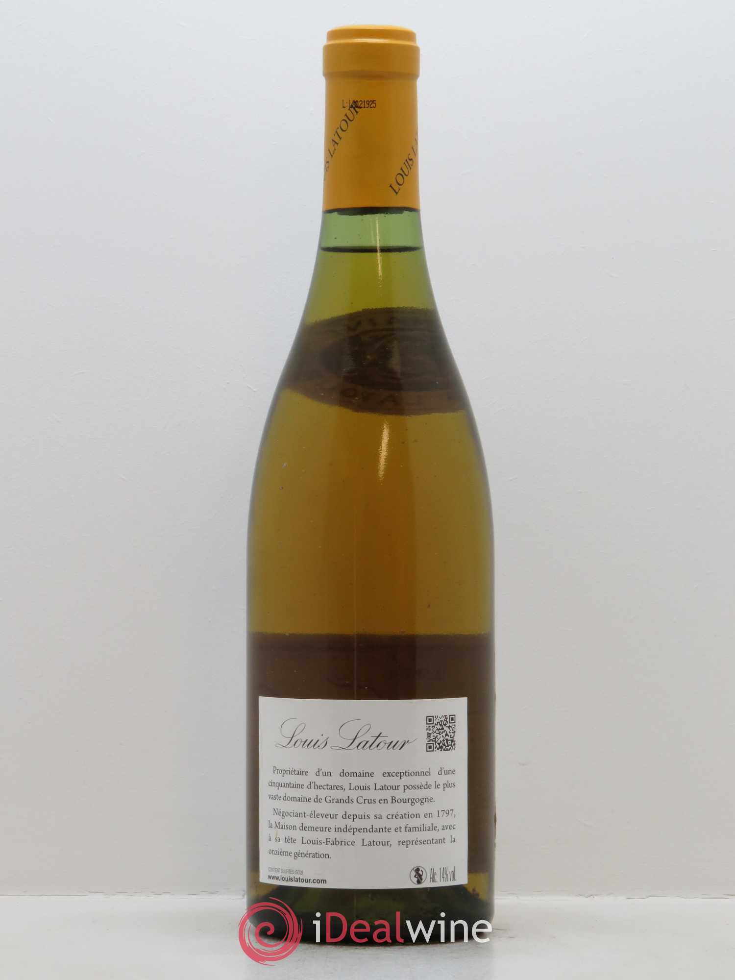Chevalier-Montrachet Grand Cru Les Demoiselles Louis Latour (CBO unitaire) 1974 - Lot de 1 bouteille - 1
