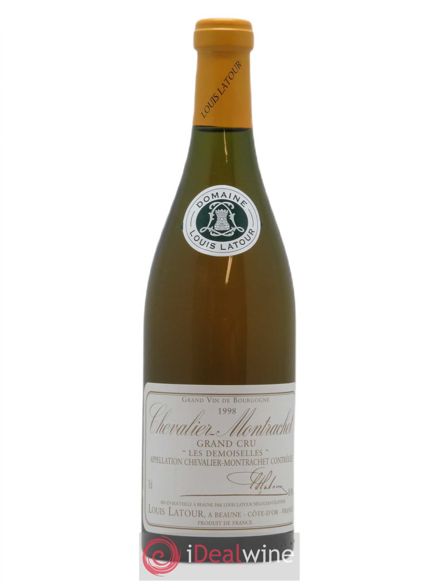 Chevalier-Montrachet Grand Cru Les Demoiselles Louis Latour (CBO unitaire) 1998 - Lot de 1 bouteille - 0