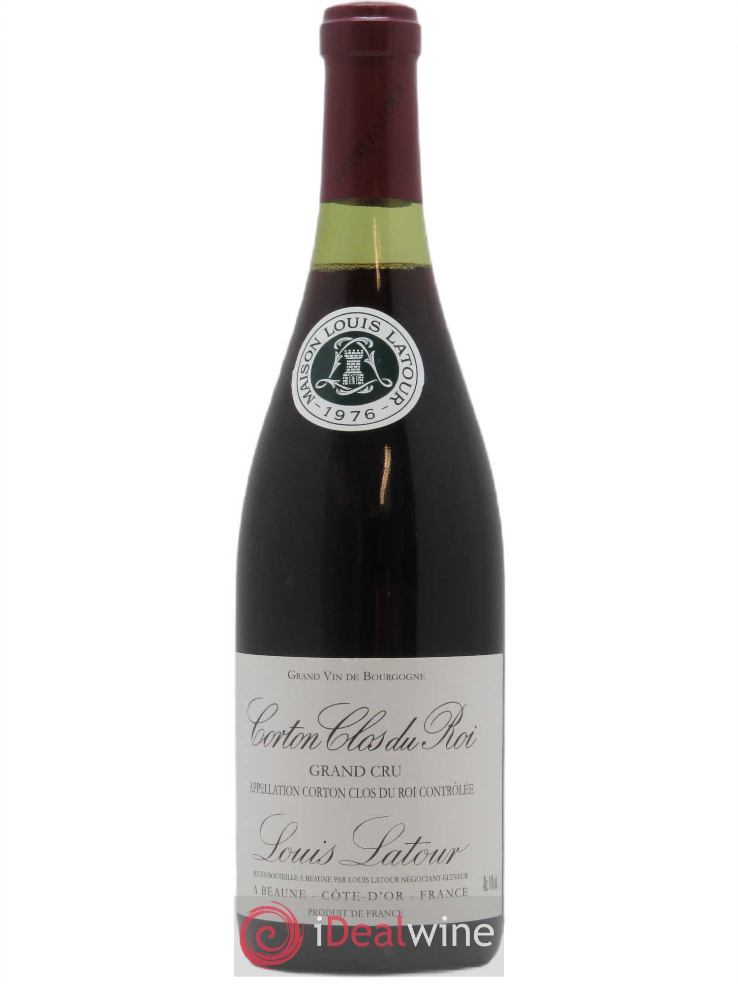 Corton Grand Cru Clos du Roi Louis Latour 1976 - Lot de 1 bouteille - 0