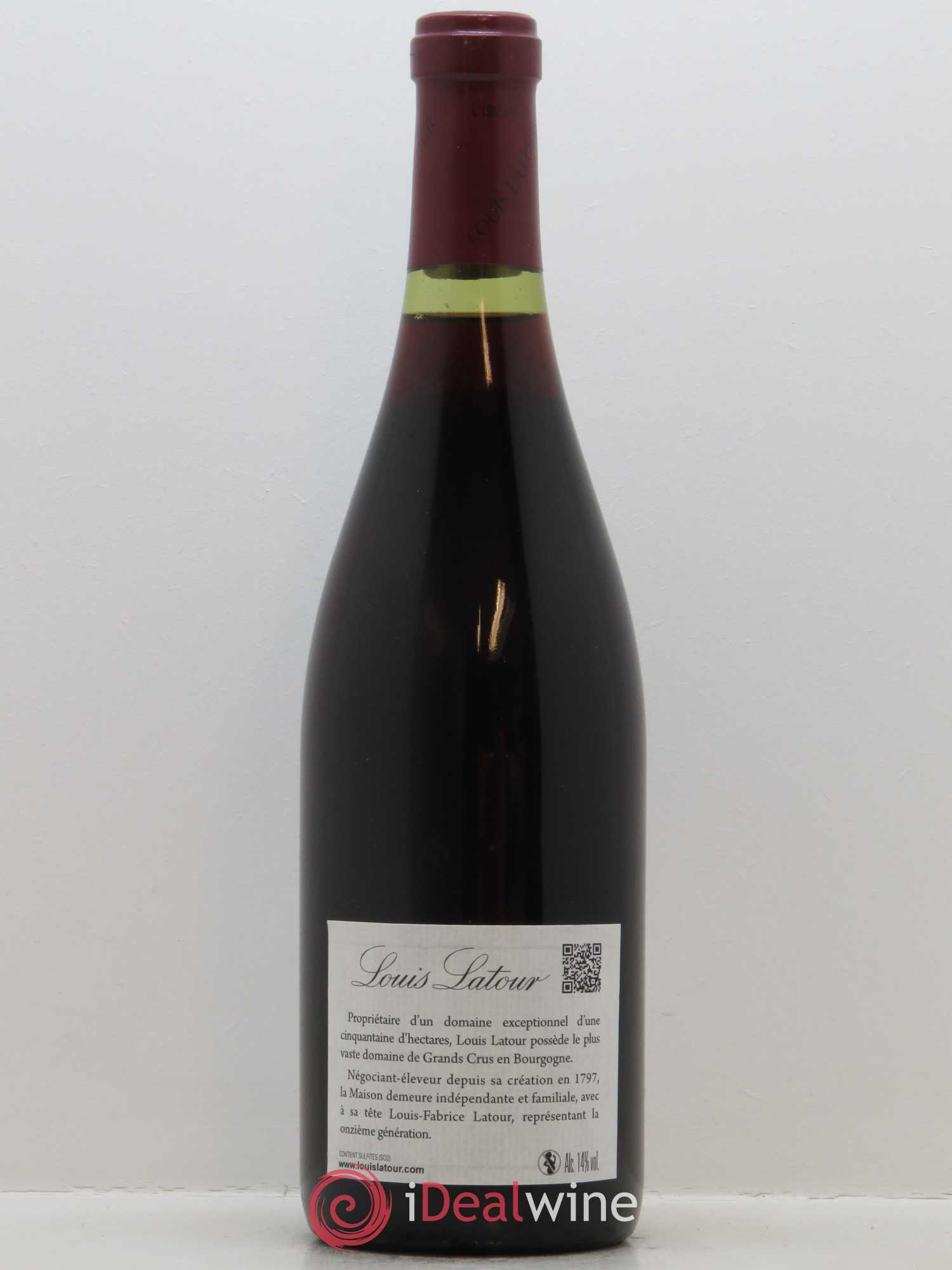 Corton Grand Cru Clos de la vigne au Saint Louis Latour 1976 - Lot de 1 bouteille - 1