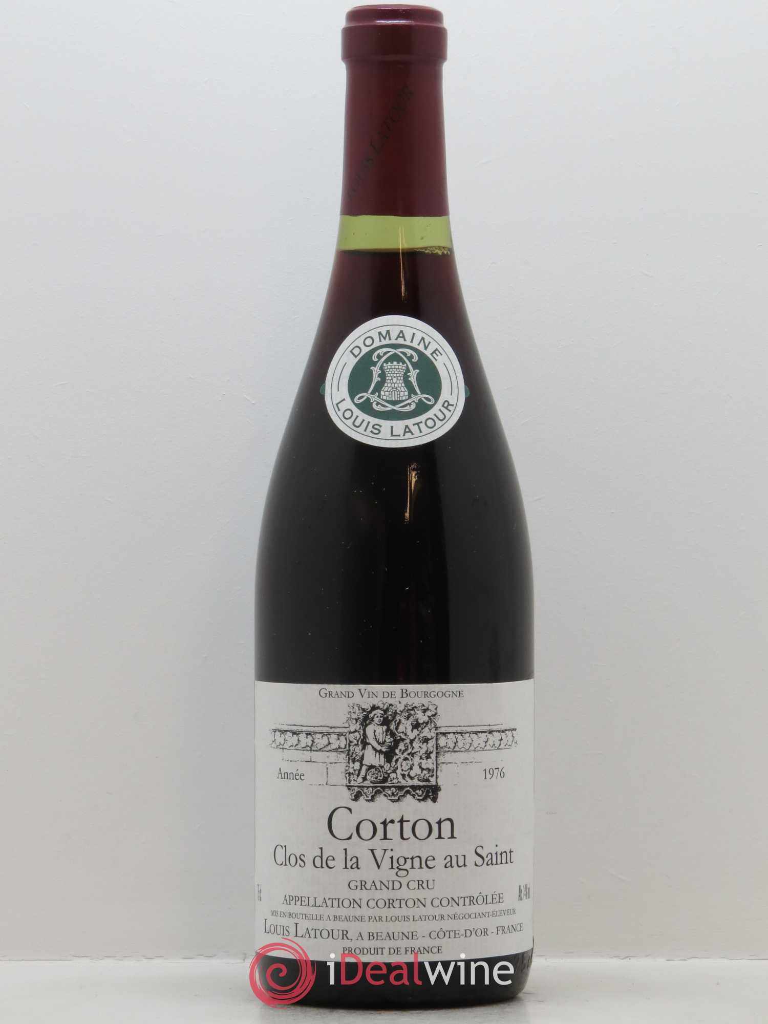 Corton Grand Cru Clos de la vigne au Saint Louis Latour 1976 - Lot de 1 bouteille - 0