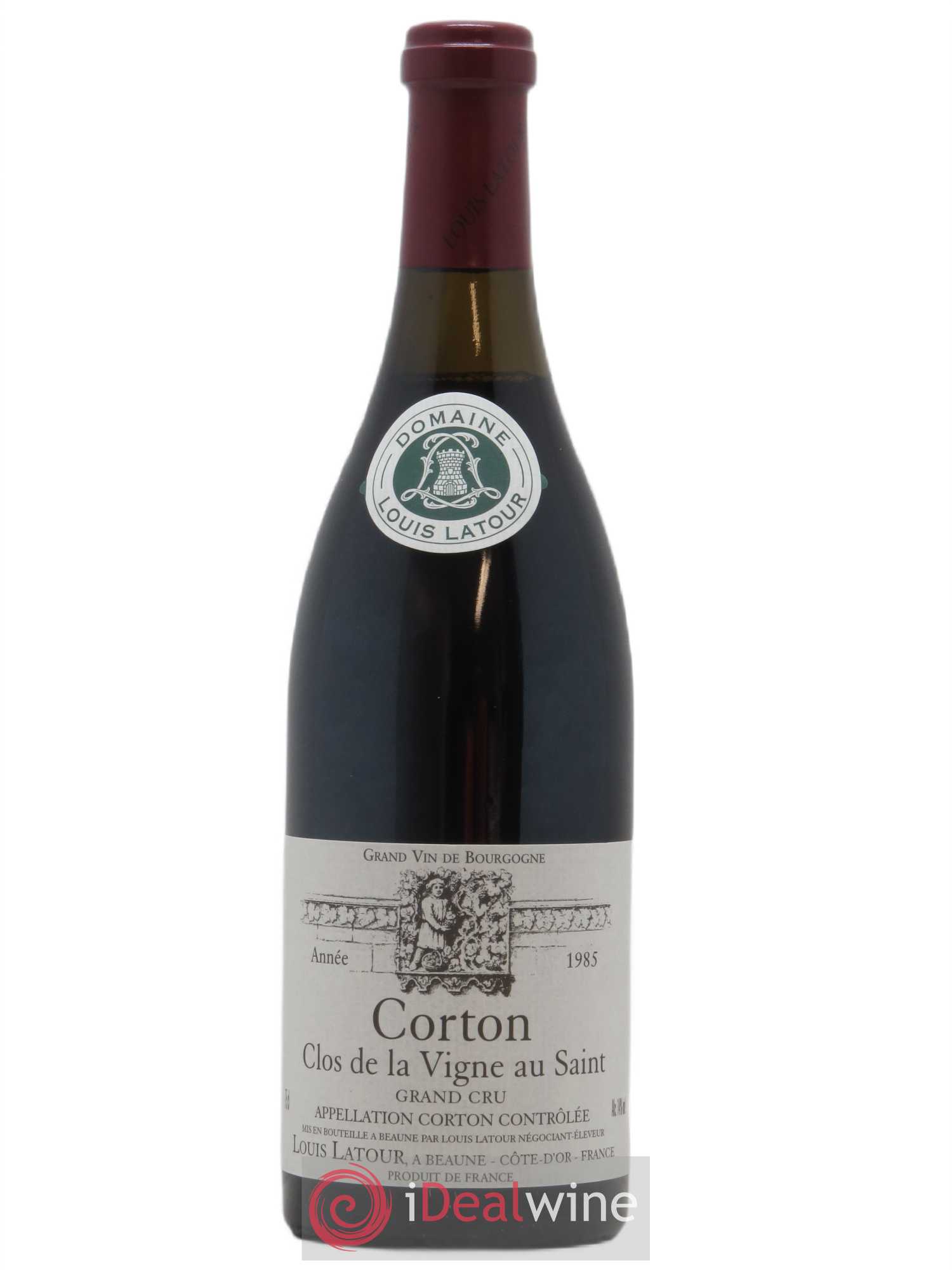 Corton Grand Cru Clos de la vigne au Saint Louis Latour 1985 - Lot de 1 bouteille - 0
