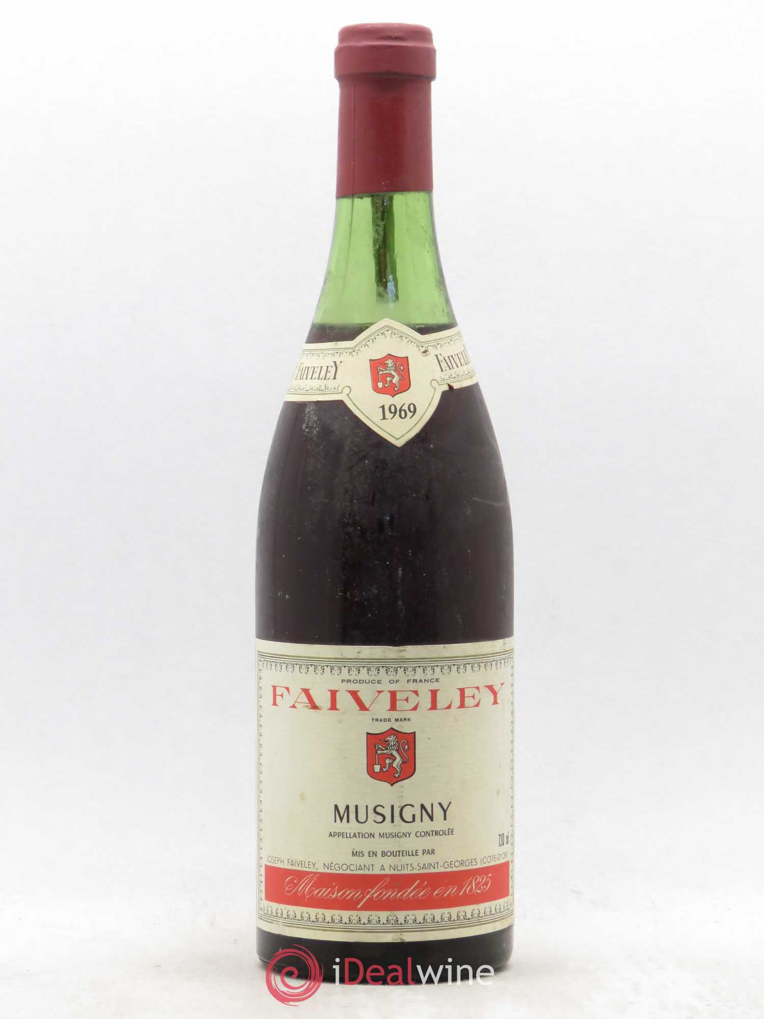 Musigny Grand Cru Faiveley 1969 - Lot de 1 bouteille - 0