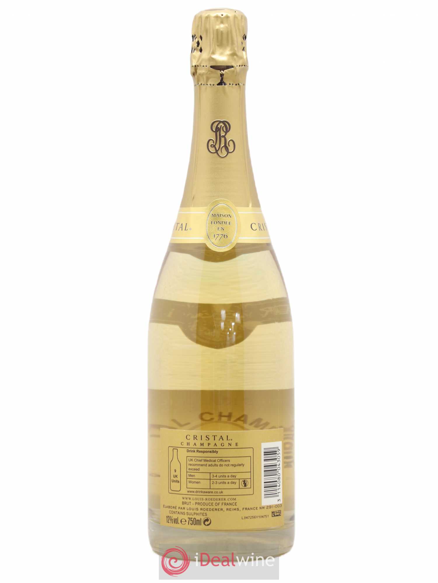 Cristal Louis Roederer 2008 - Lot de 1 bouteille - 1