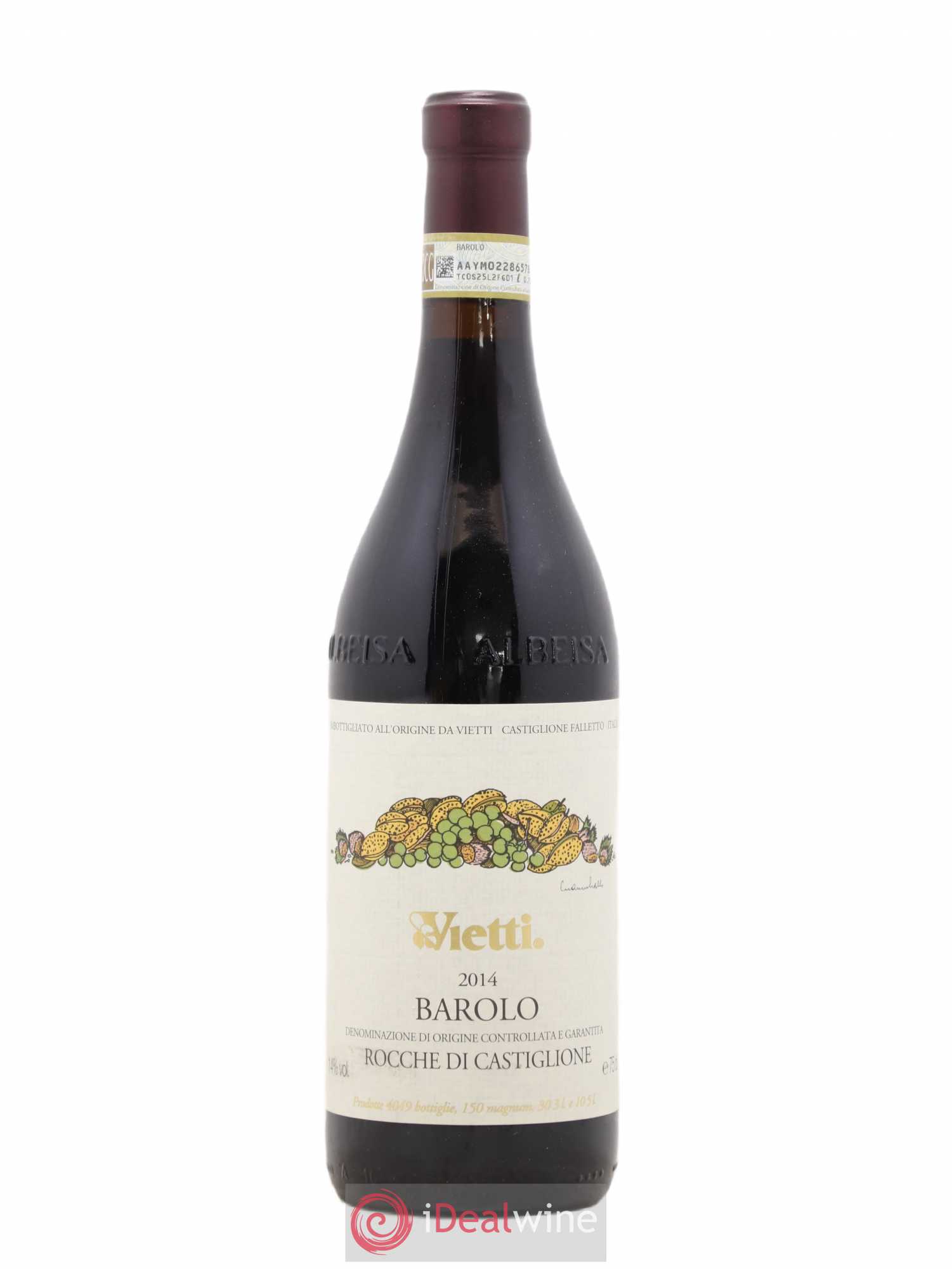 Barolo DOCG Rocche di Castiglione Roagna 2014 - Lot de 1 bouteille - 0
