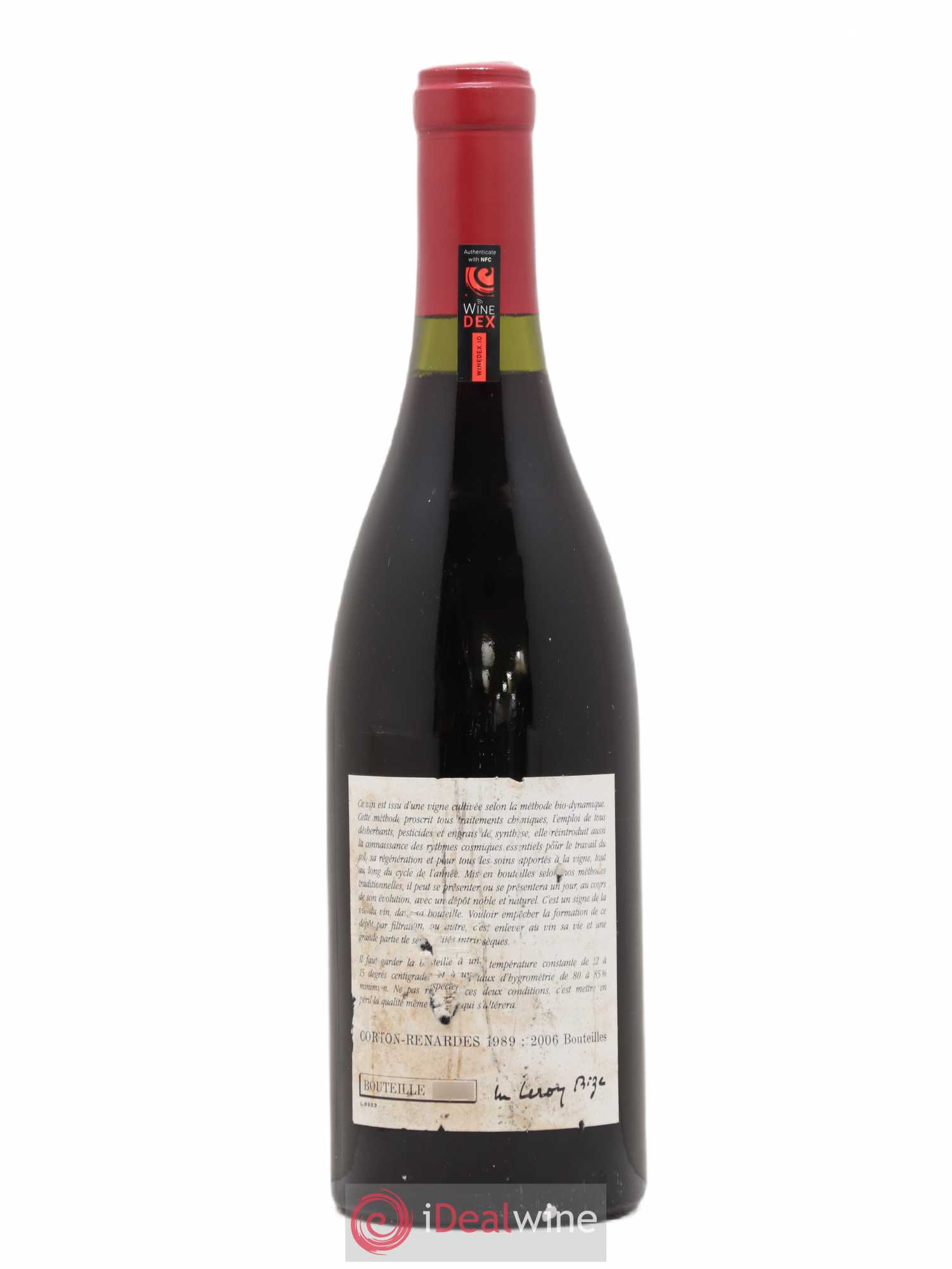 Corton Grand Cru Les Renardes Leroy (Domaine) 1989 - Lotto di 1 bottiglia - 1