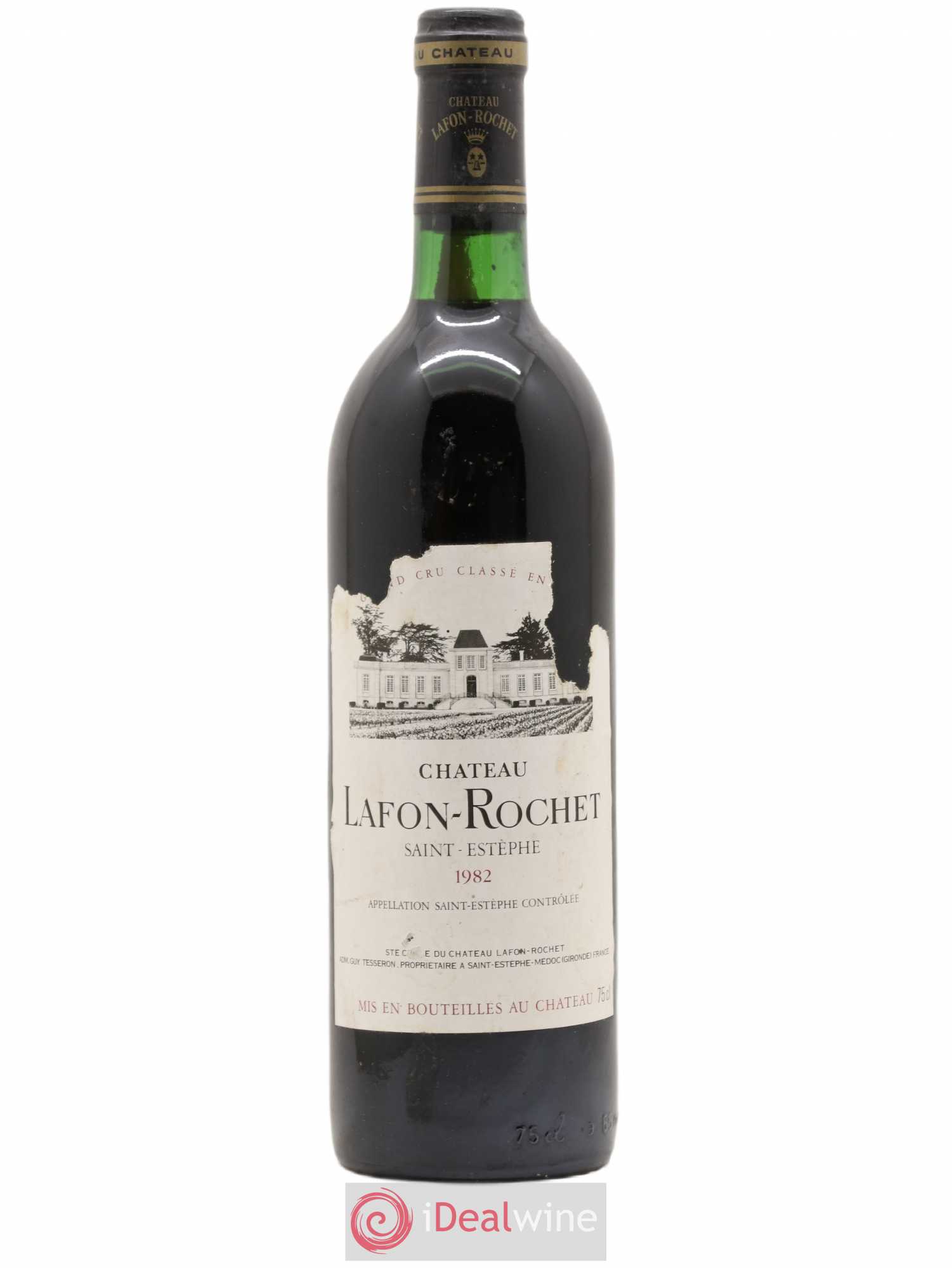 Château Lafon Rochet 4ème Grand Cru Classé 1982 - Lot de 1 bouteille - 0