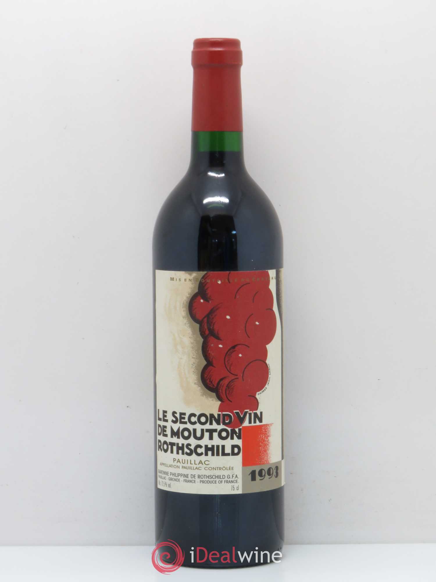 Petit Mouton Second Vin 1993 - Lot de 1 bouteille - 0