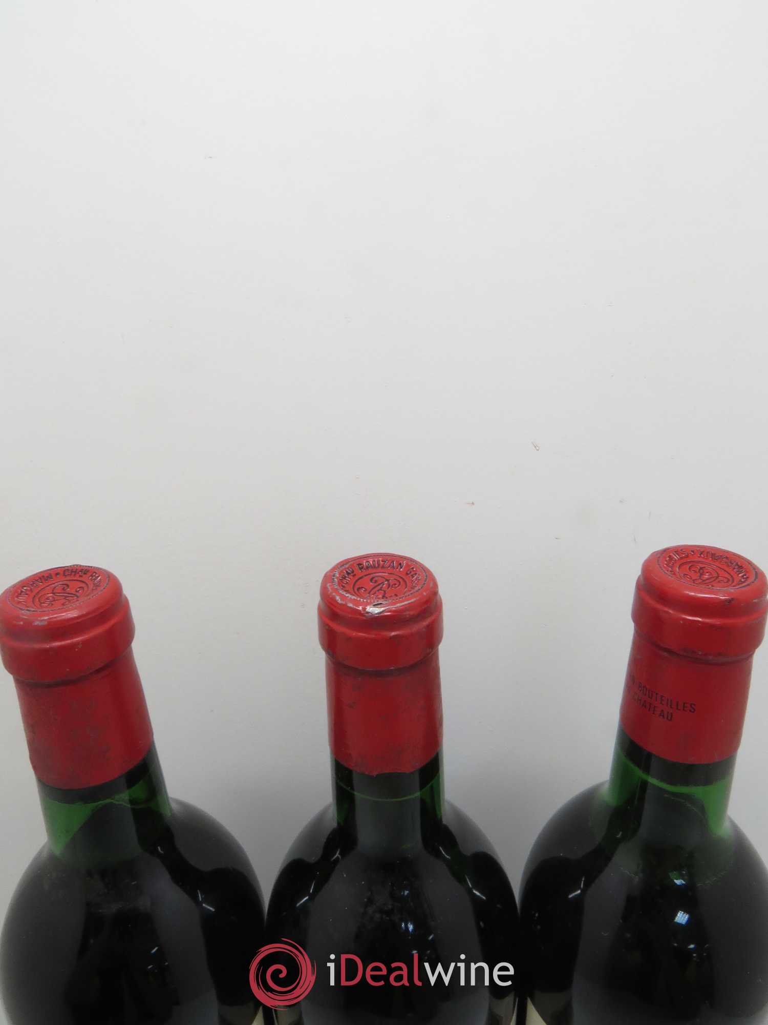 Château Rauzan-Gassies 2ème Grand Cru Classé 1981 - Lot de 3 bouteilles - 1
