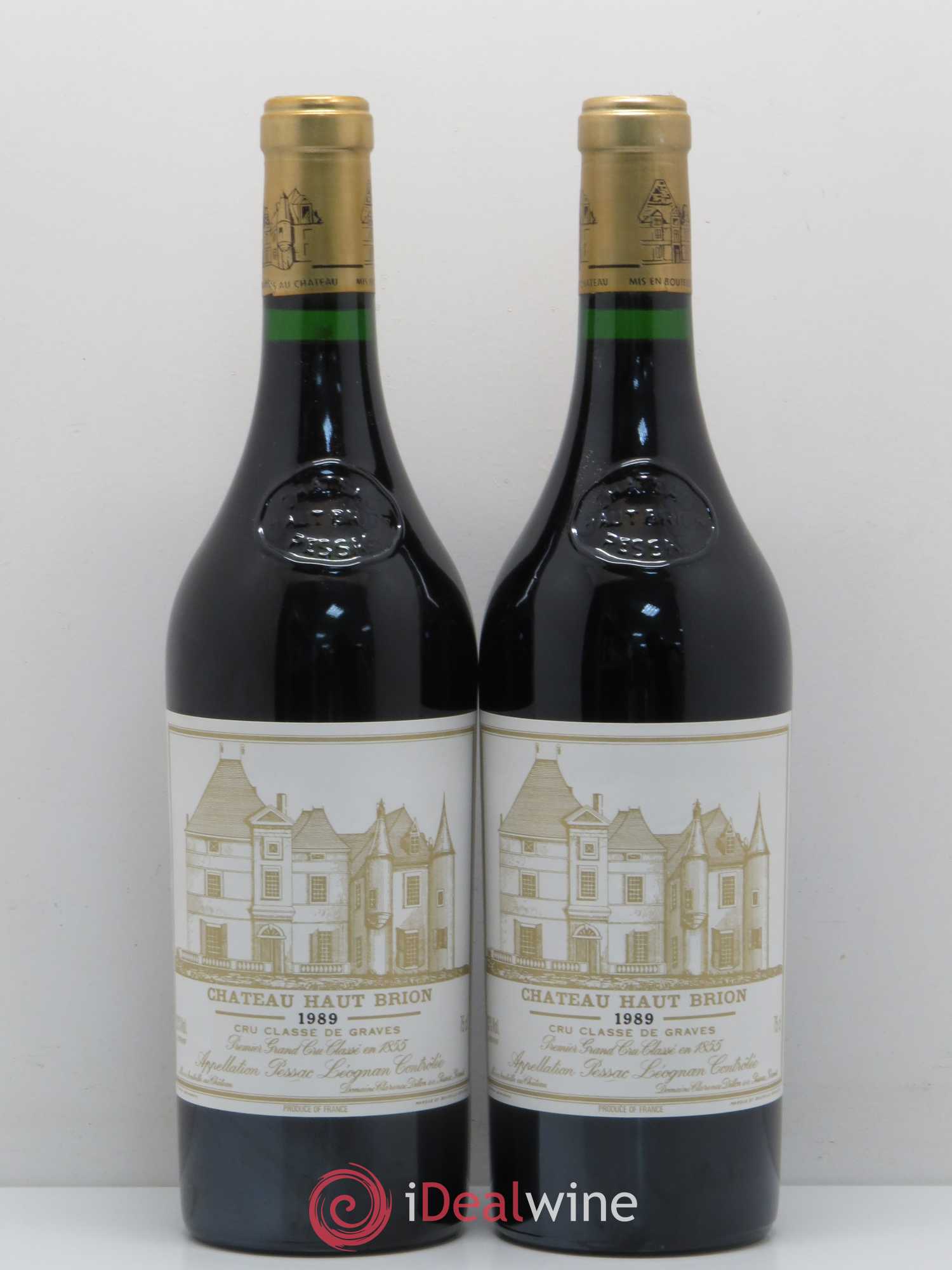 Château Haut Brion 1er Grand Cru Classé 1989 - Lot de 2 bouteilles - 0