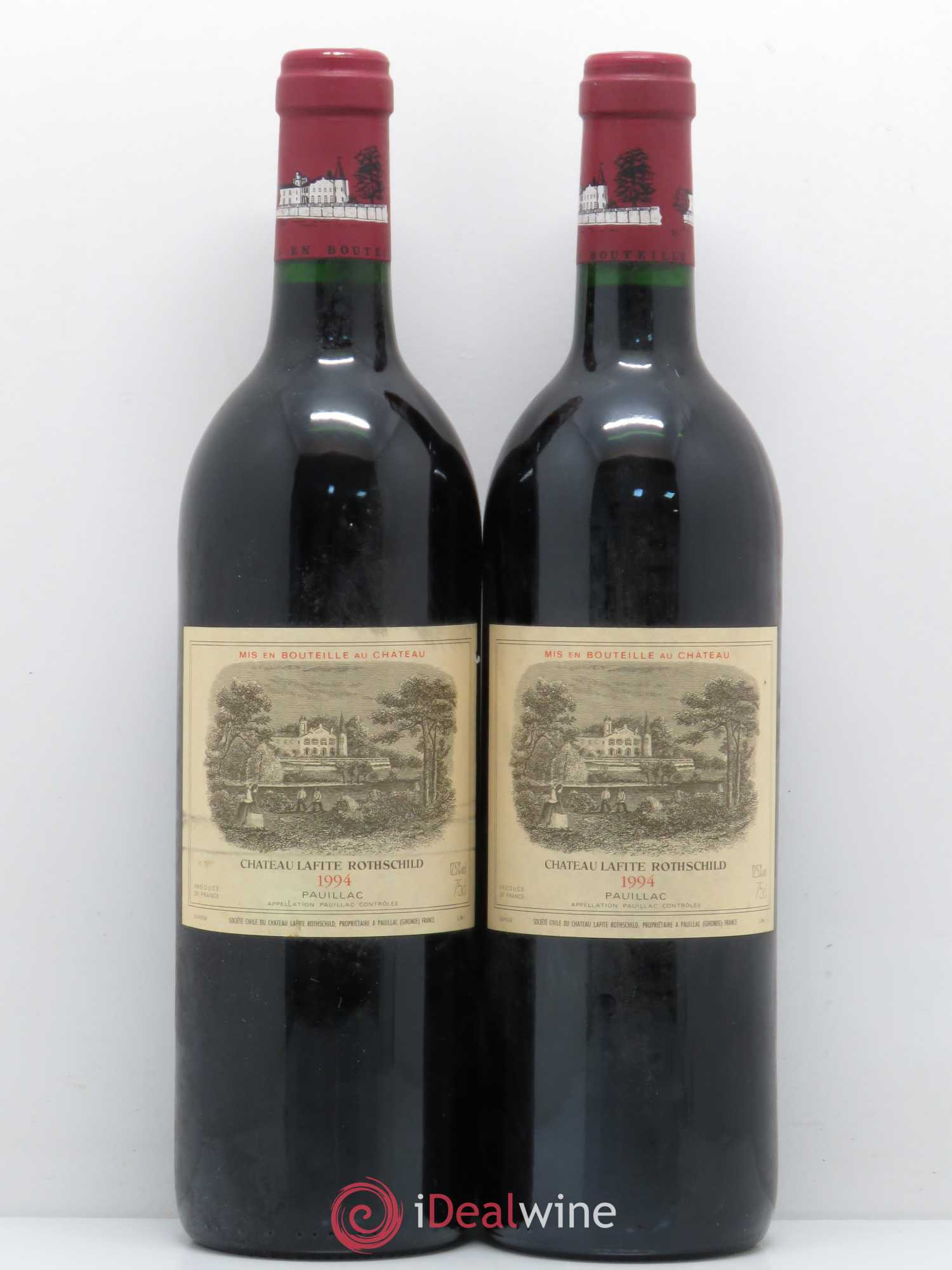 Château Lafite Rothschild 1er Grand Cru Classé 1994 - Lot de 2 bouteilles - 0