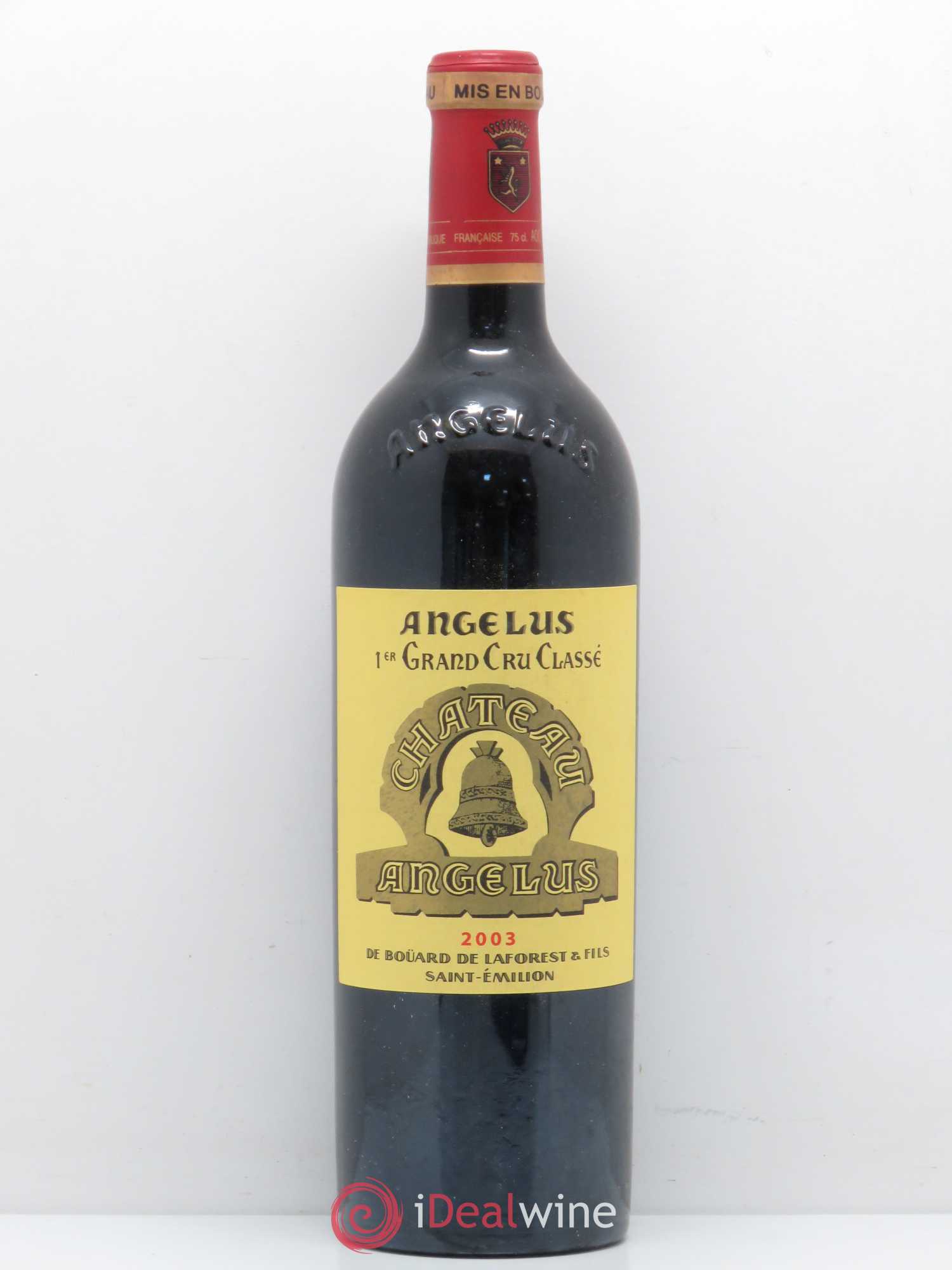 Château Angélus 1er Grand Cru Classé A 2003 - Lot de 1 bouteille - 0