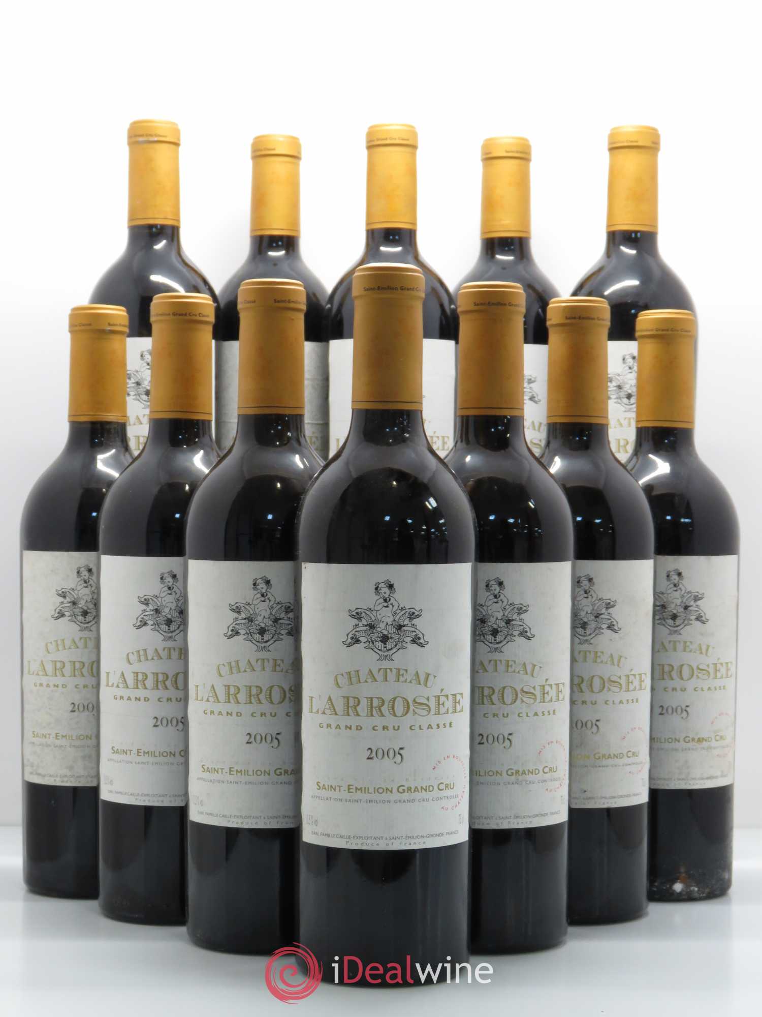 Château l' Arrosée Grand Cru Classé 2005 - Lot de 12 bouteilles - 0