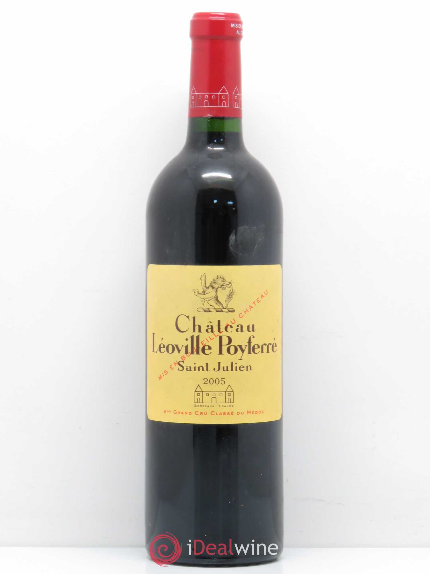 Château Léoville Poyferré 2ème Grand Cru Classé 2005 - Lot de 1 bouteille - 0
