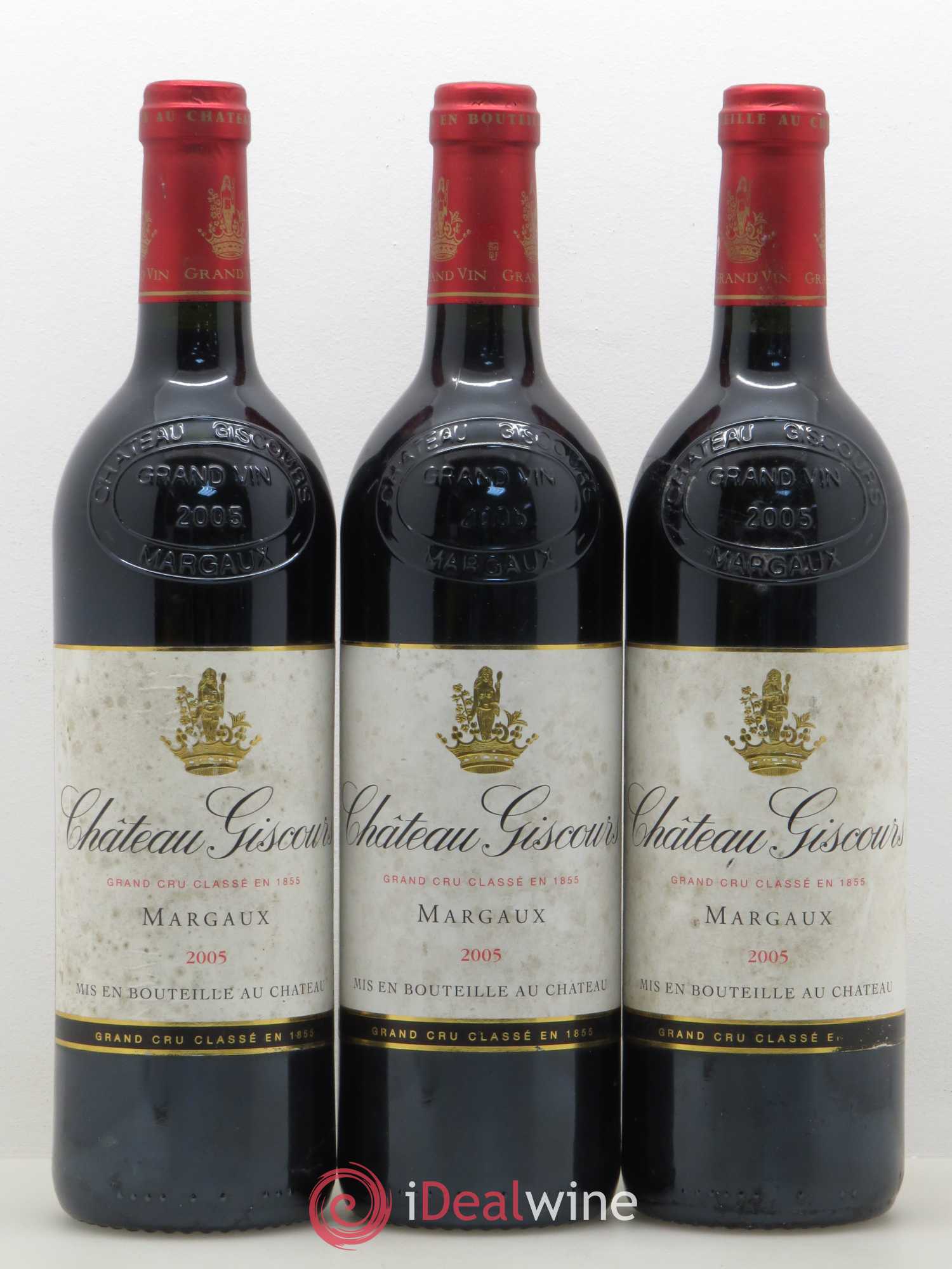 Château Giscours 3ème Grand Cru Classé (sans prix de réserve) 2005 - Lot de 3 bouteilles - 0