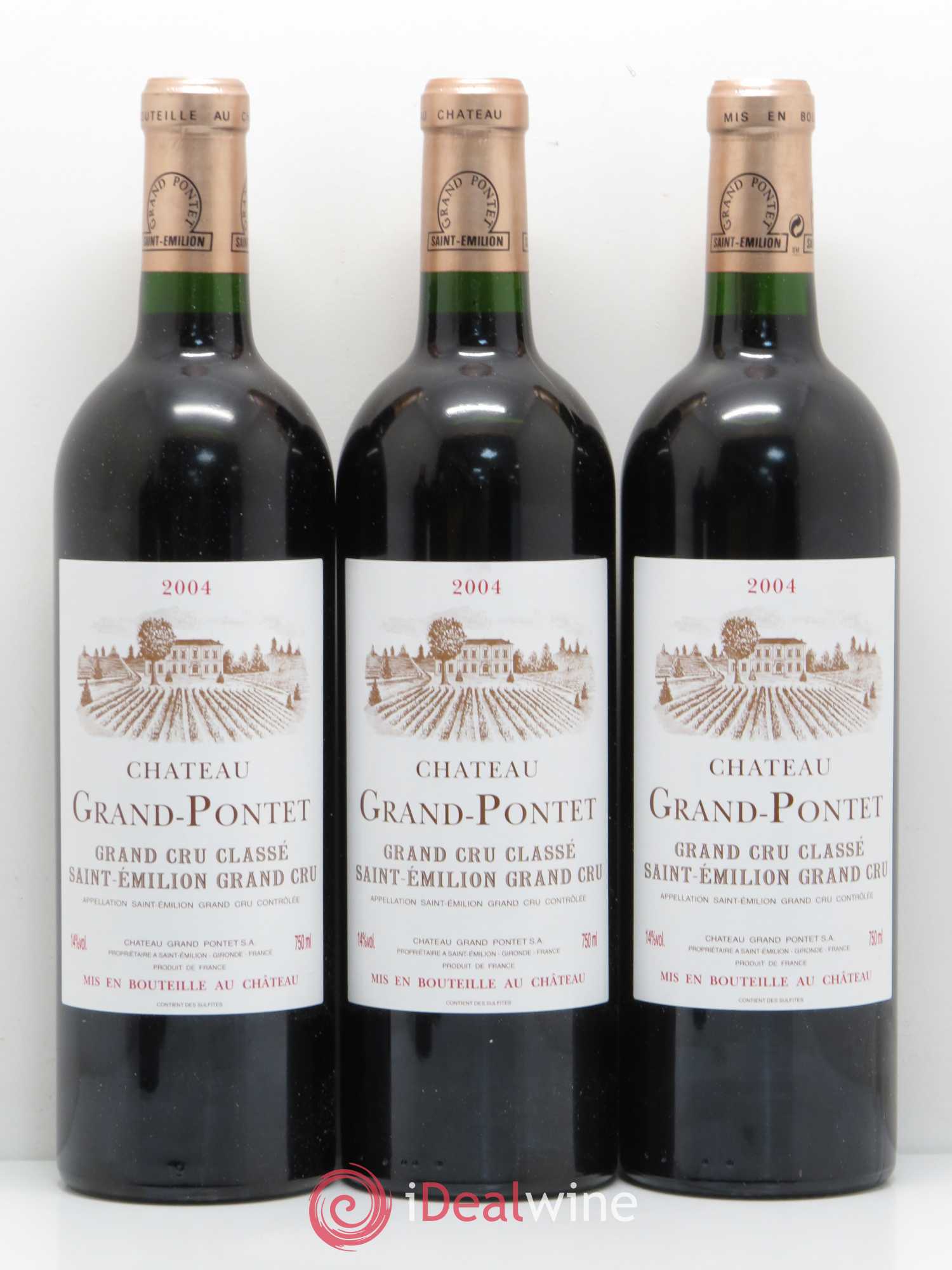 Château Grand Pontet Grand Cru Classé 2004 - Lot de 6 bouteilles - 1