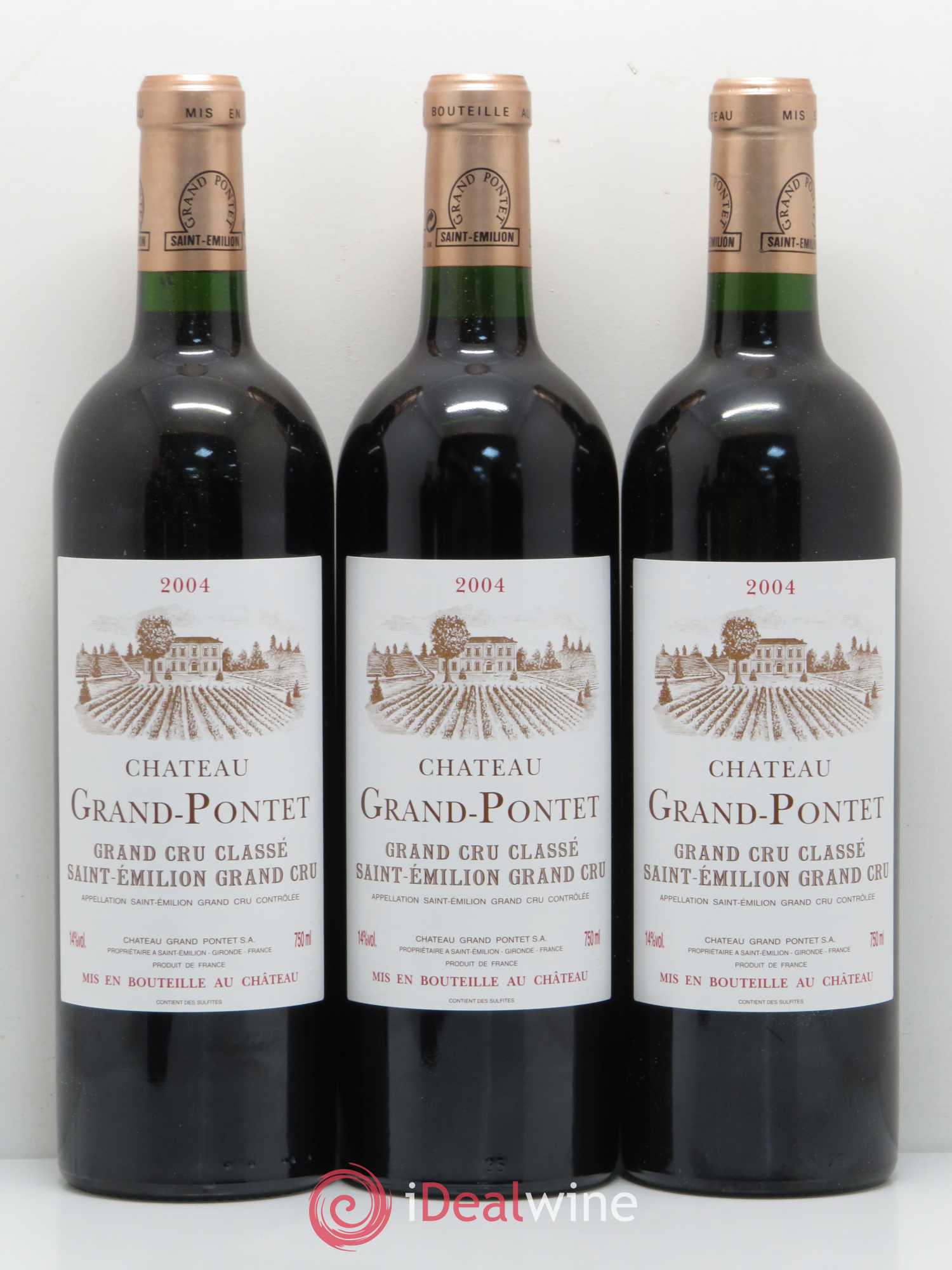 Château Grand Pontet Grand Cru Classé 2004 - Lot de 6 bouteilles - 1