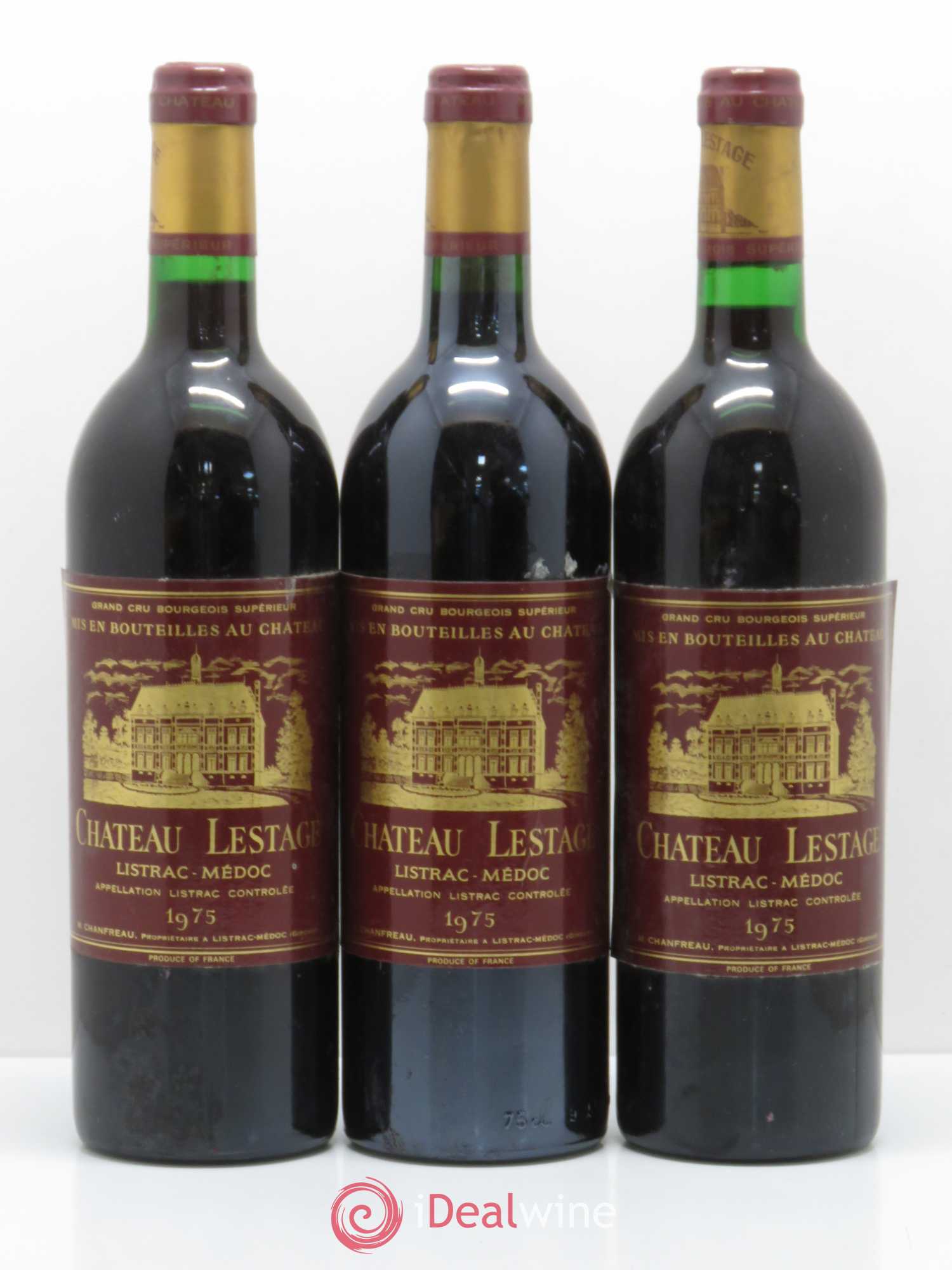 Château Lestage Cru Bourgeois 1975 - Lot de 6 bouteilles - 2