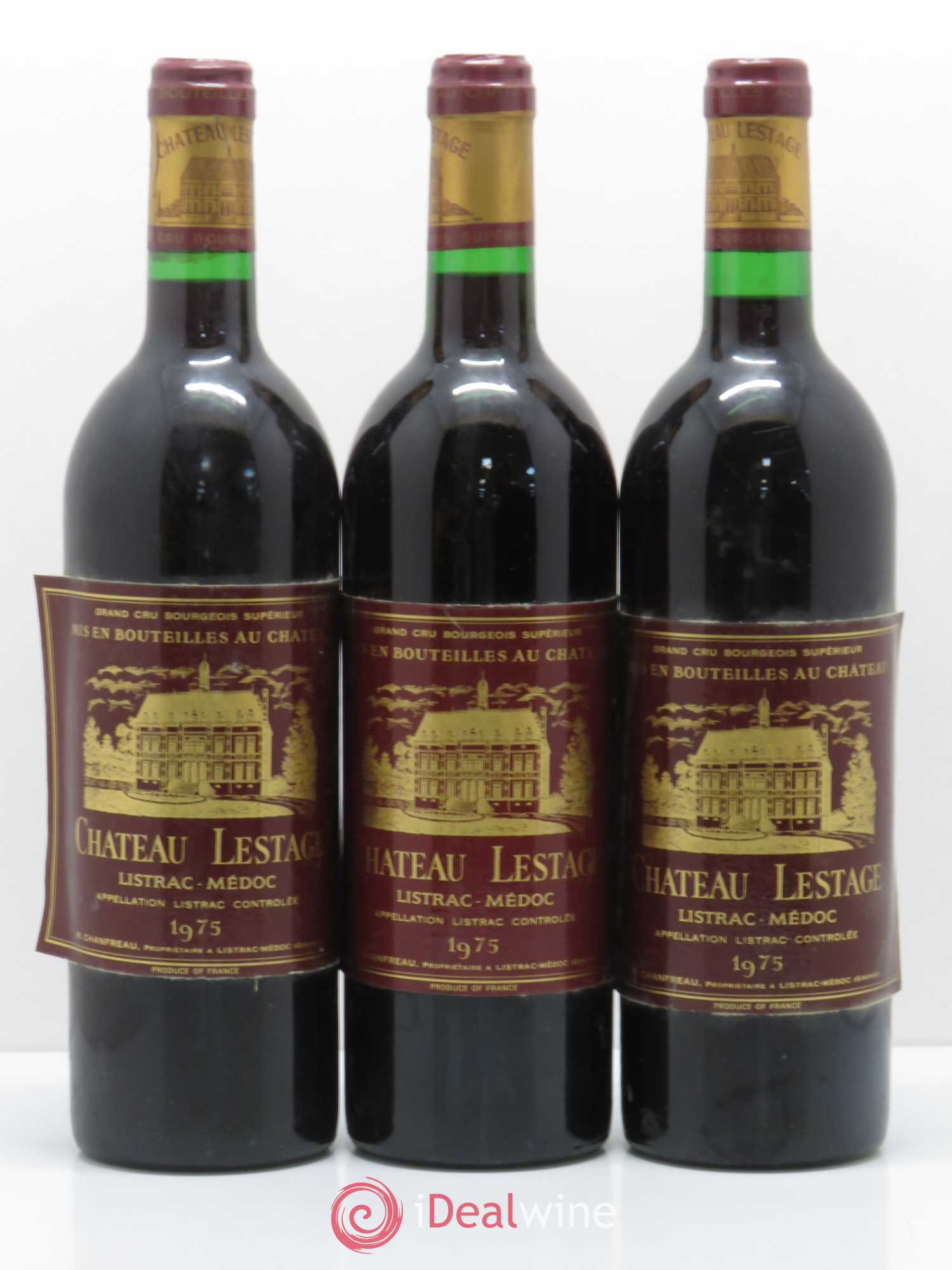 Château Lestage Cru Bourgeois 1975 - Lot de 6 bouteilles - 2