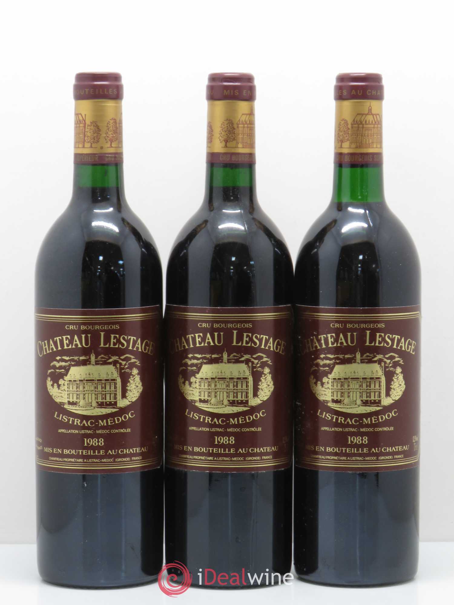 Château Lestage Cru Bourgeois 1988 - Lot de 12 bouteilles - 4