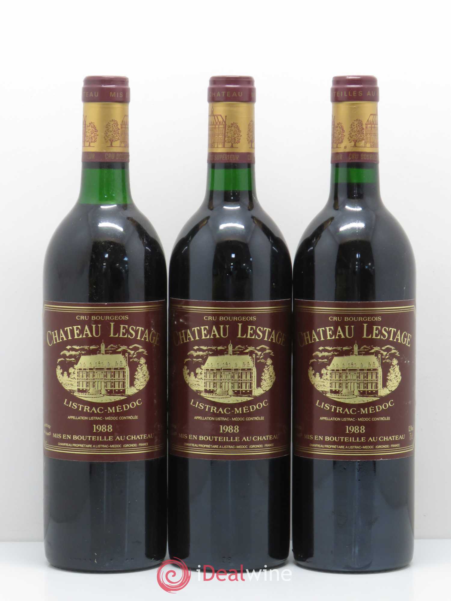 Château Lestage Cru Bourgeois 1988 - Lot de 6 bouteilles - 2
