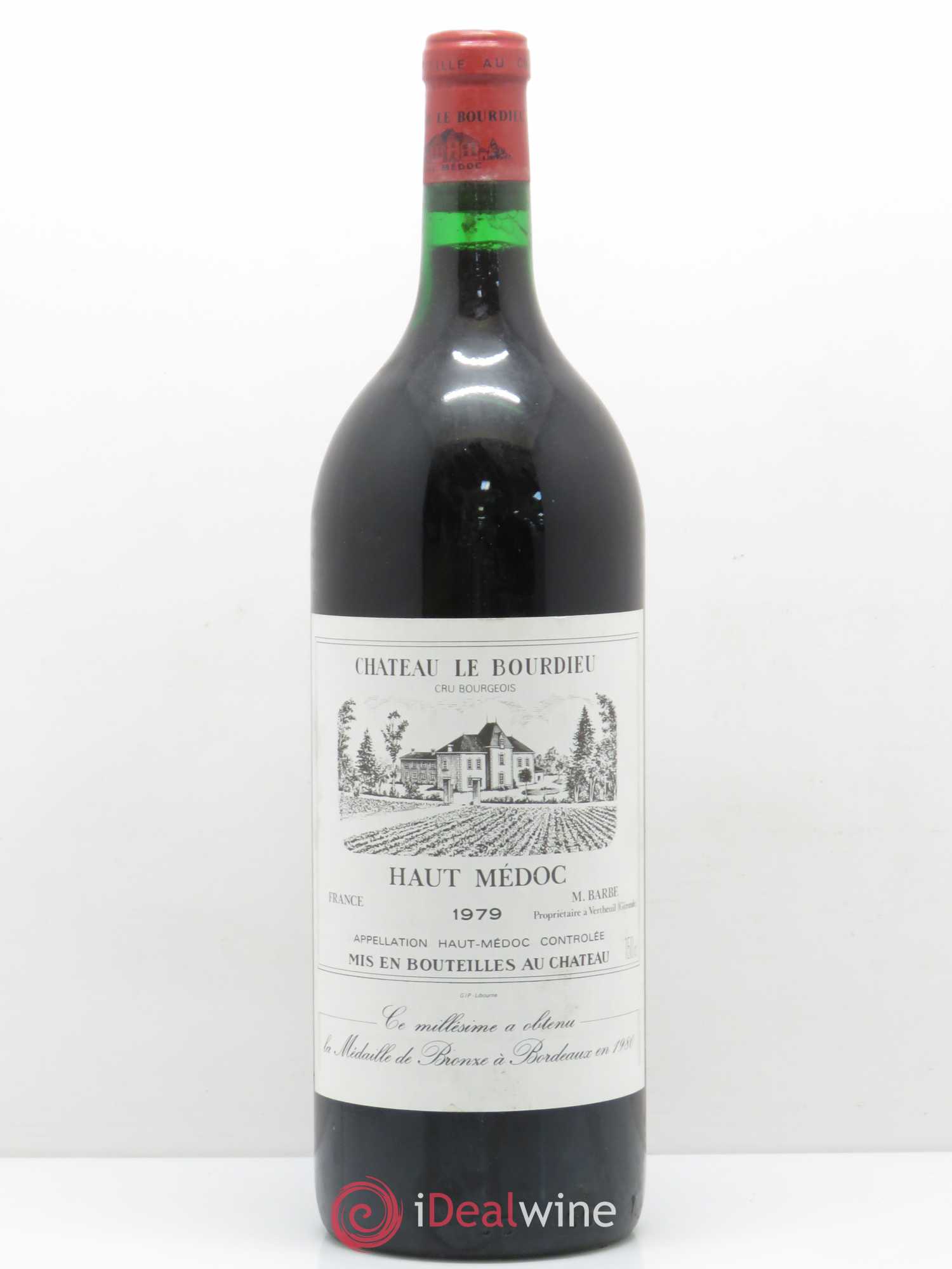 Château le Bourdieu Cru Bourgeois 1979 - Lot de 1 magnum - 0