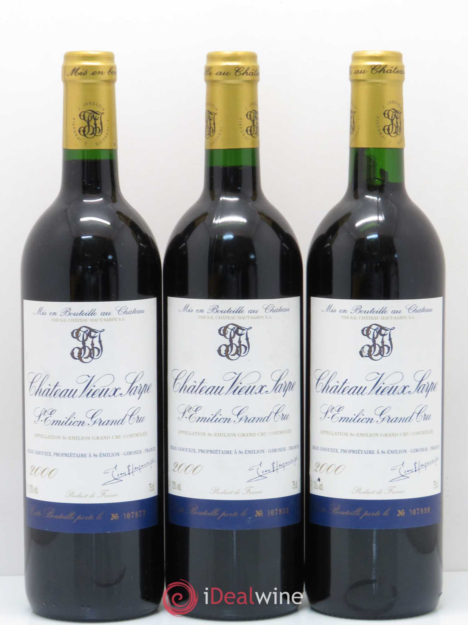 Château Vieux Sarpe 2000 - Lot de 12 bouteilles - 3