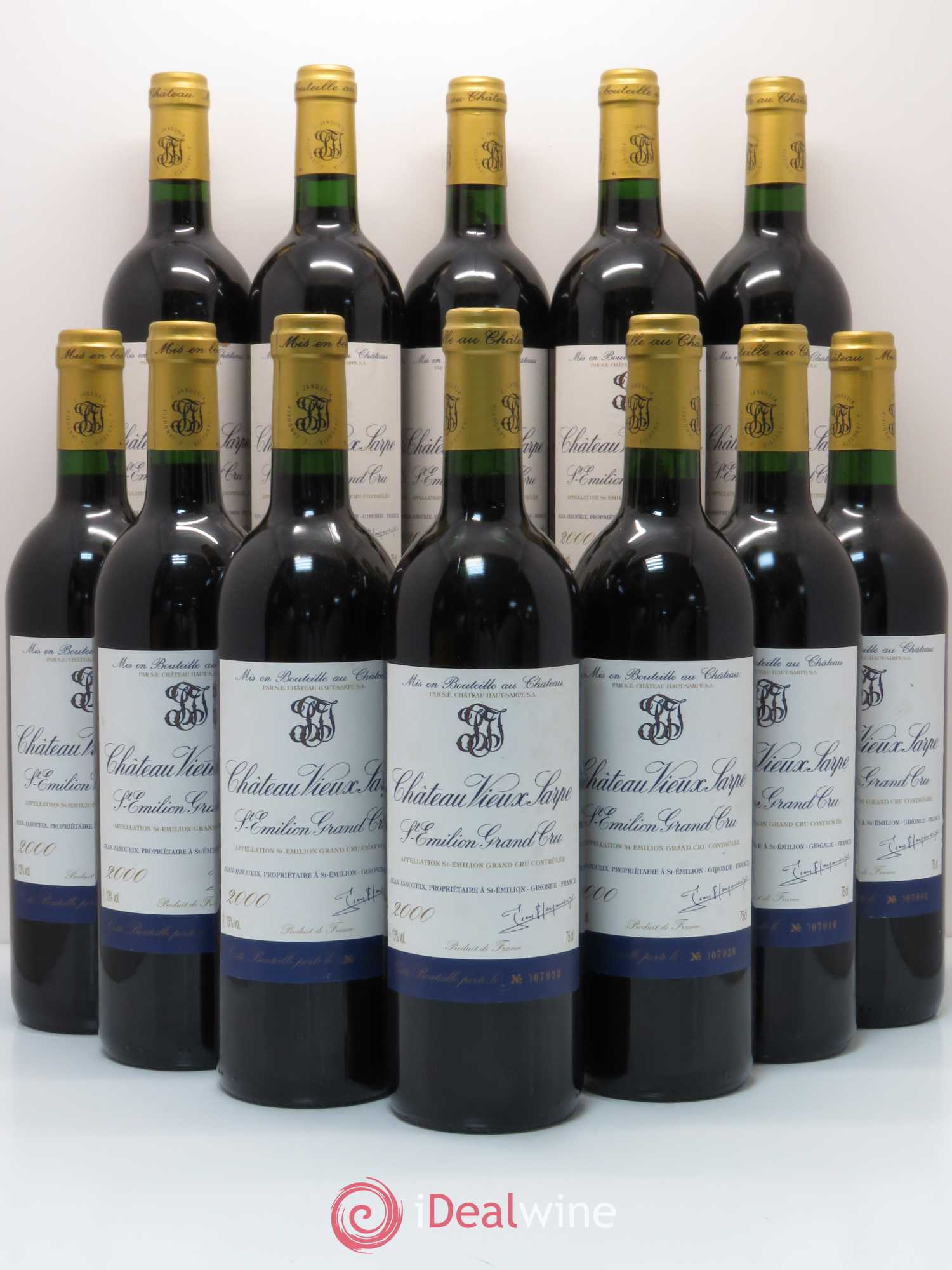 Château Vieux Sarpe 2000 - Lot de 12 bouteilles - 0