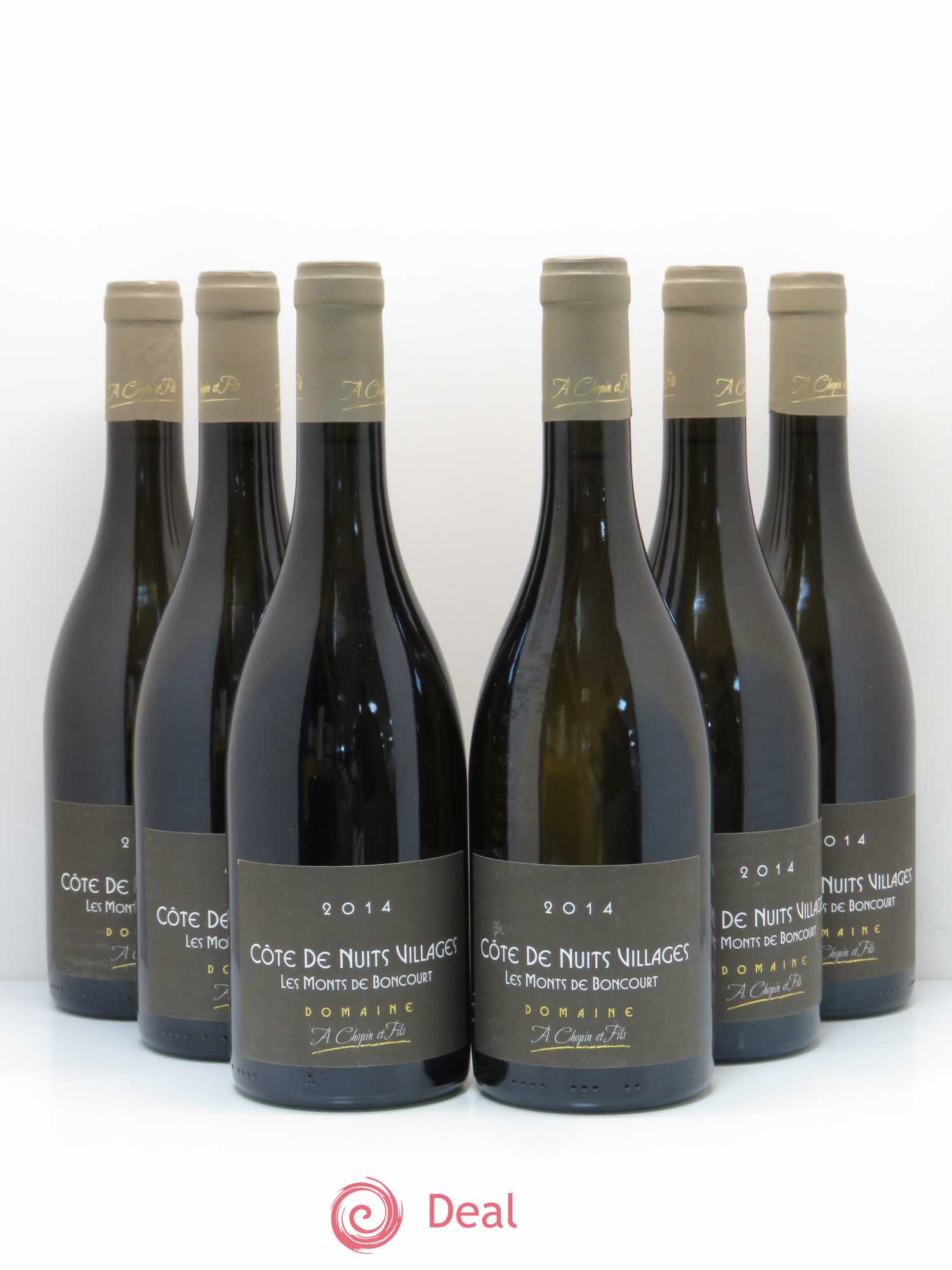 Bourgogne Cotes de Nuits Village Les Monts de Boncourt Domaine Chopin & fils 2014 - Posten von 6 Flaschen - 0
