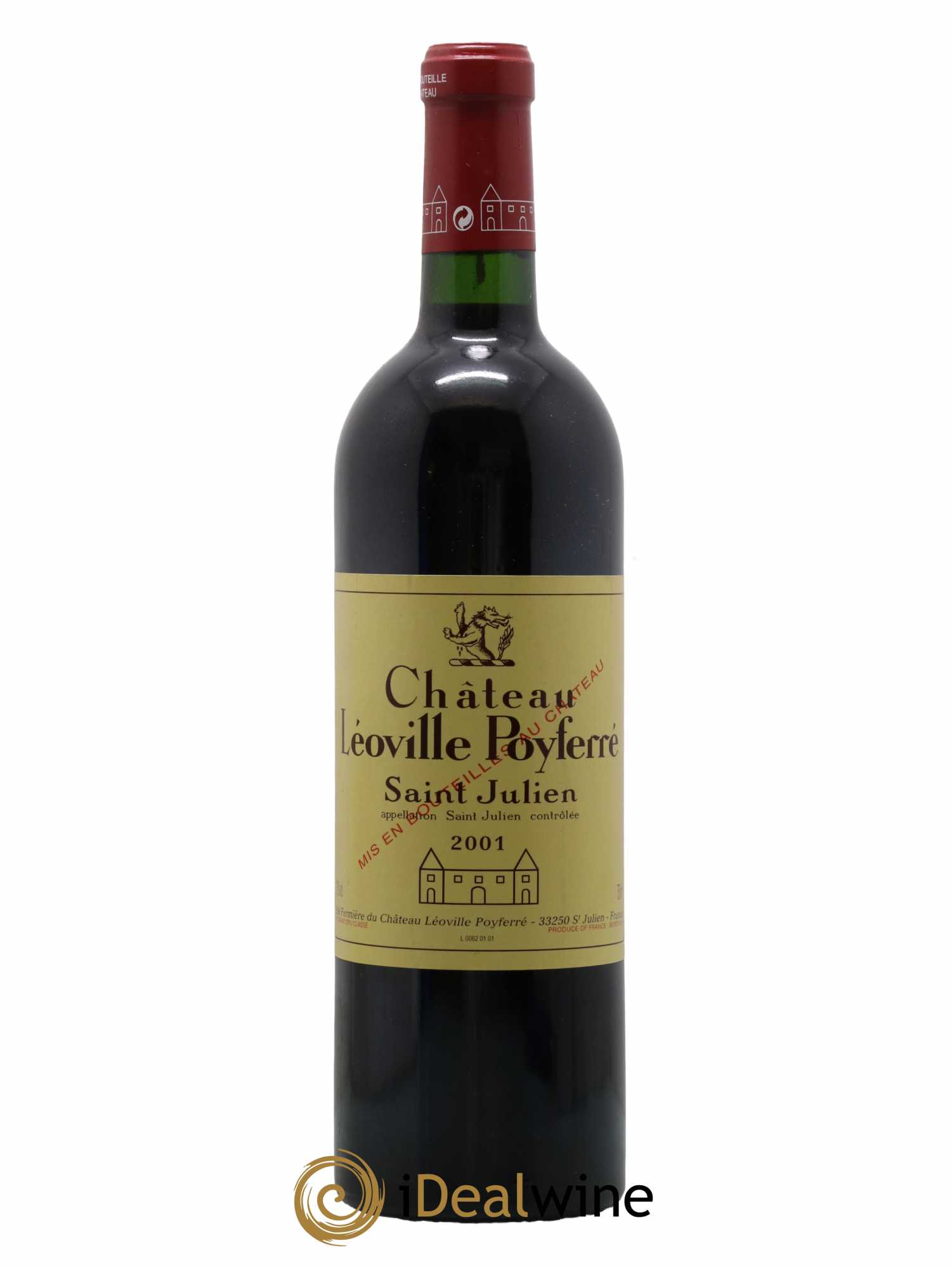 Château Léoville Poyferré 2ème Grand Cru Classé 2001 - Lot de 1 bouteille - 0