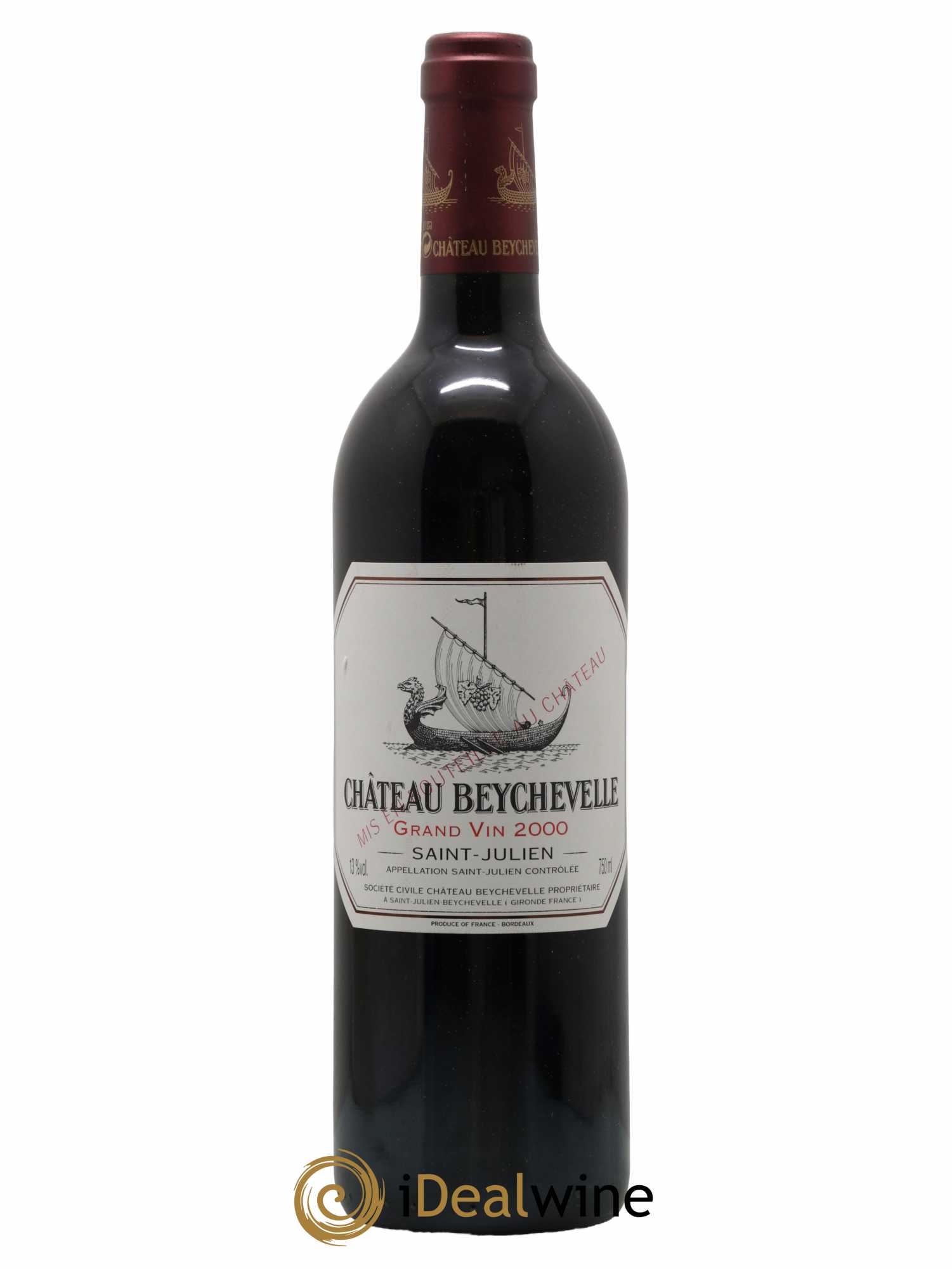 Château Beychevelle 4ème Grand Cru Classé 2000 - Lot de 1 bouteille - 0