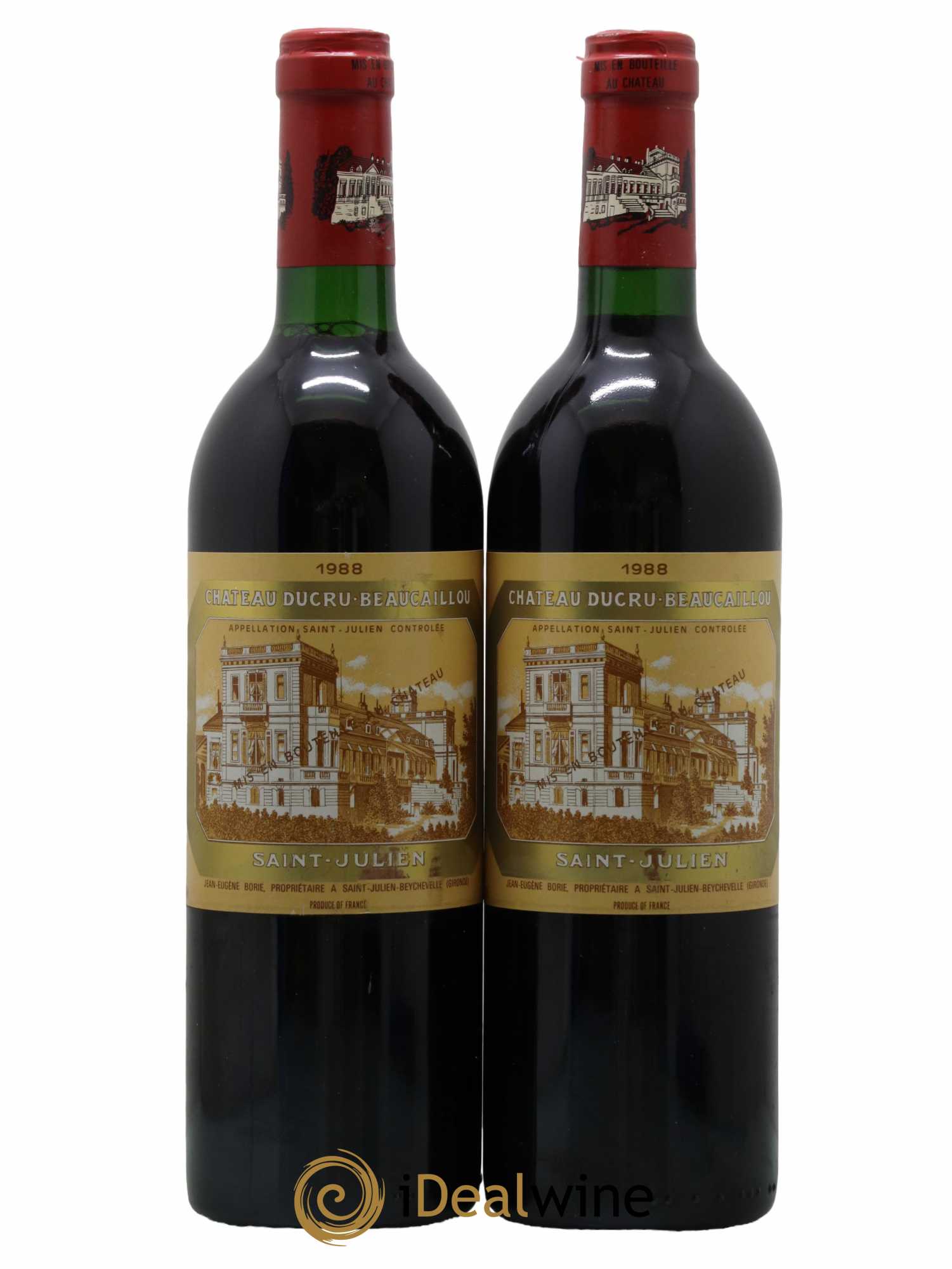 Château Ducru Beaucaillou 2ème Grand Cru Classé 1988 - Lot de 2 bouteilles - 0