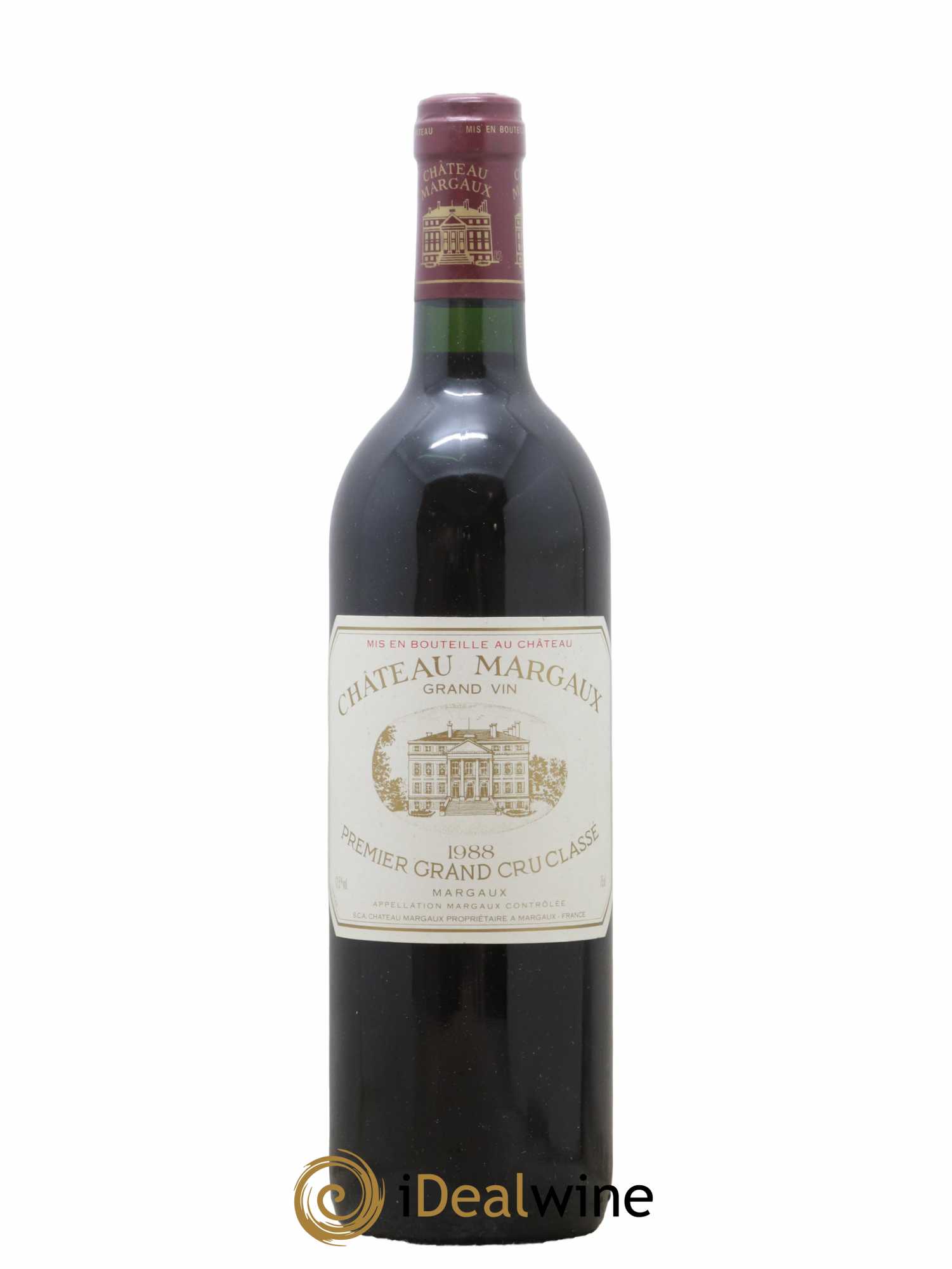 Château Margaux 1er Grand Cru Classé 1988 - Lot de 1 bouteille - 0