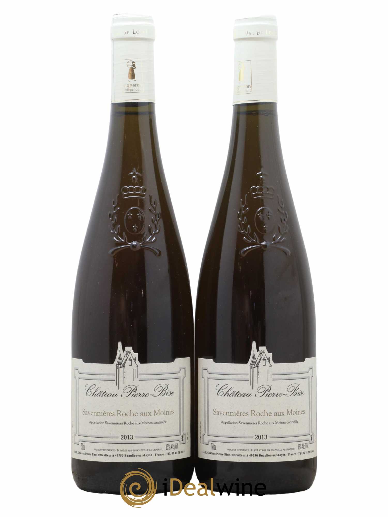 Savennières Roche aux Moines Chateau Pierre Bise 2013 - Lotto di 2 bottiglie - 0