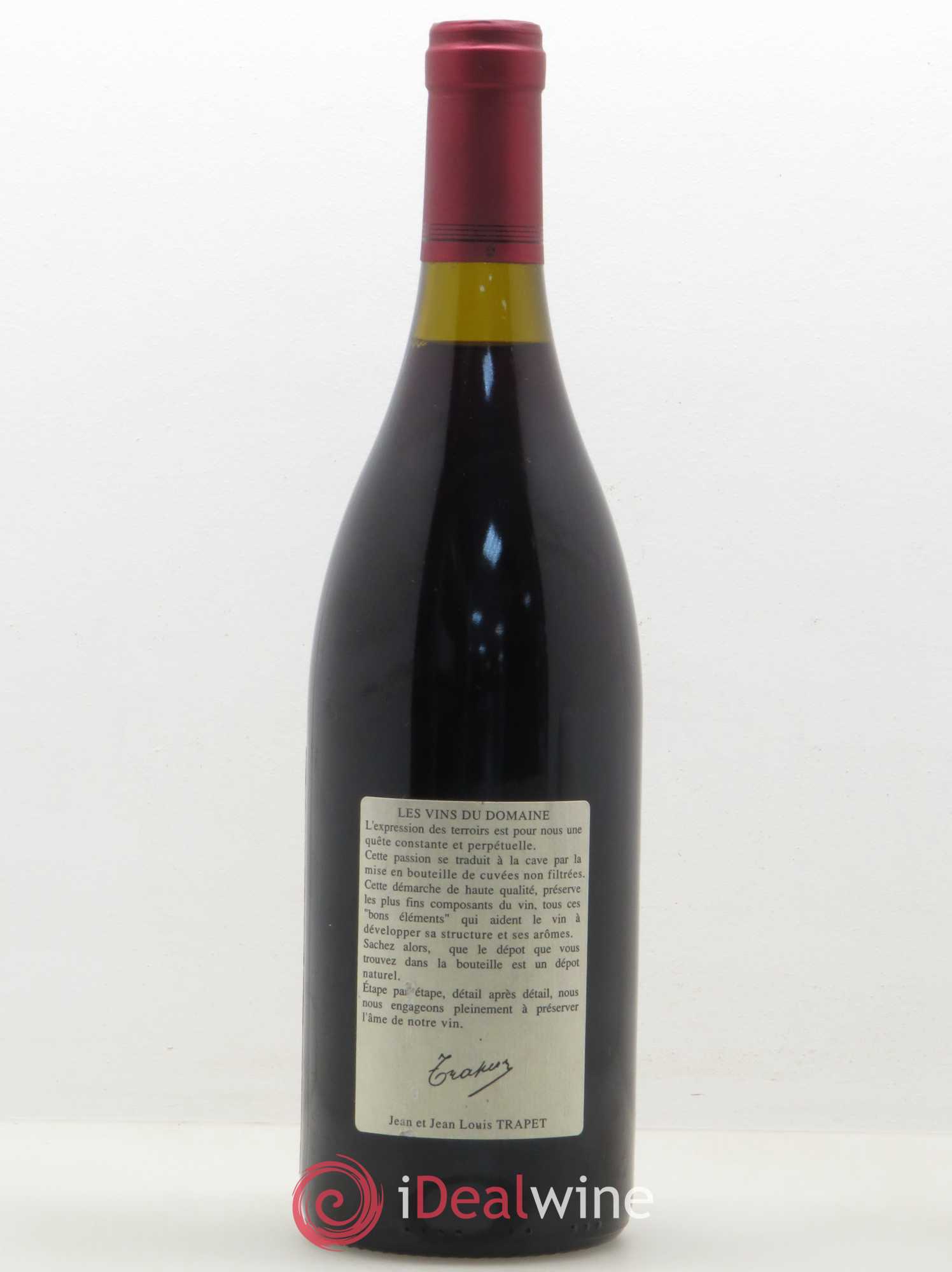 Chambertin Grand Cru Domaine Trapet 1996 - Lot de 1 bouteille - 1