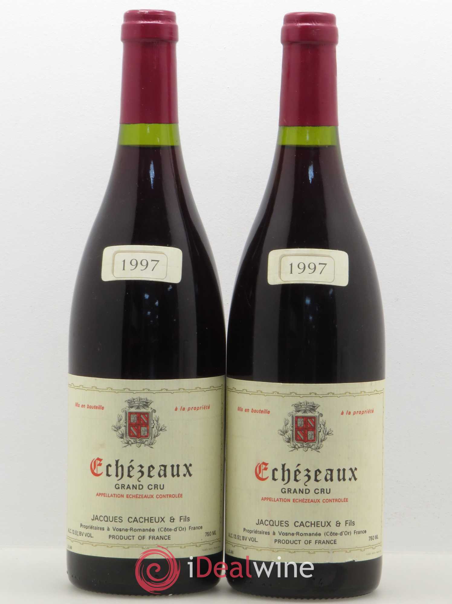 Echezeaux Grand Cru Cacheux 1997 - Lot de 2 bouteilles - 0