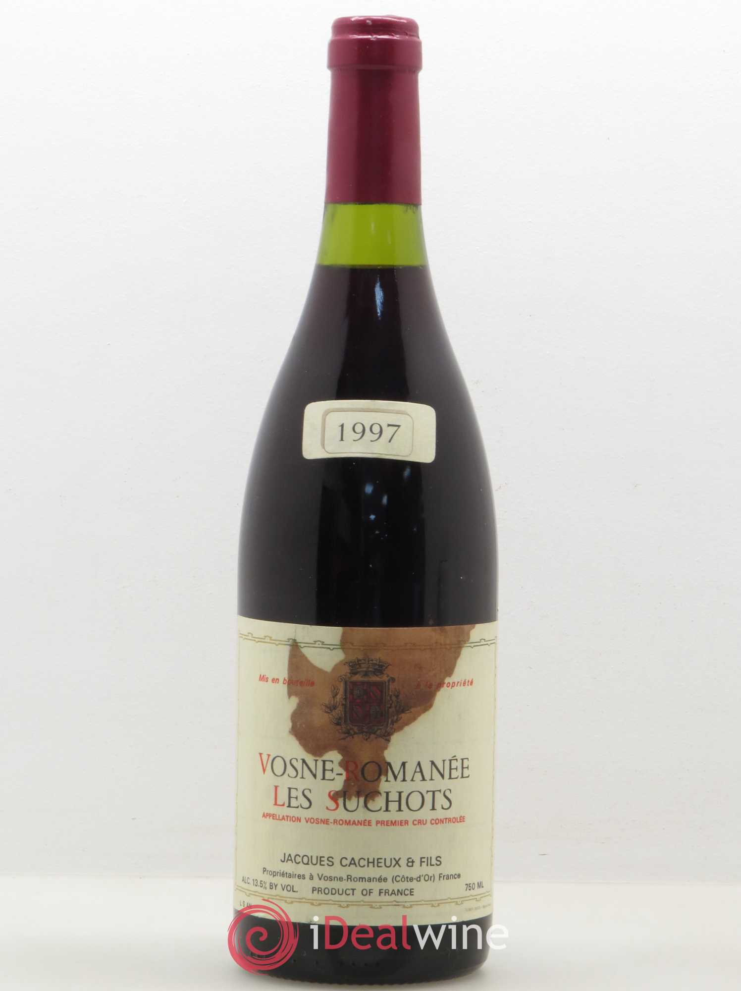Vosne-Romanée 1er Cru Les Suchots Cacheux 1997 - Lot de 1 bouteille - 0