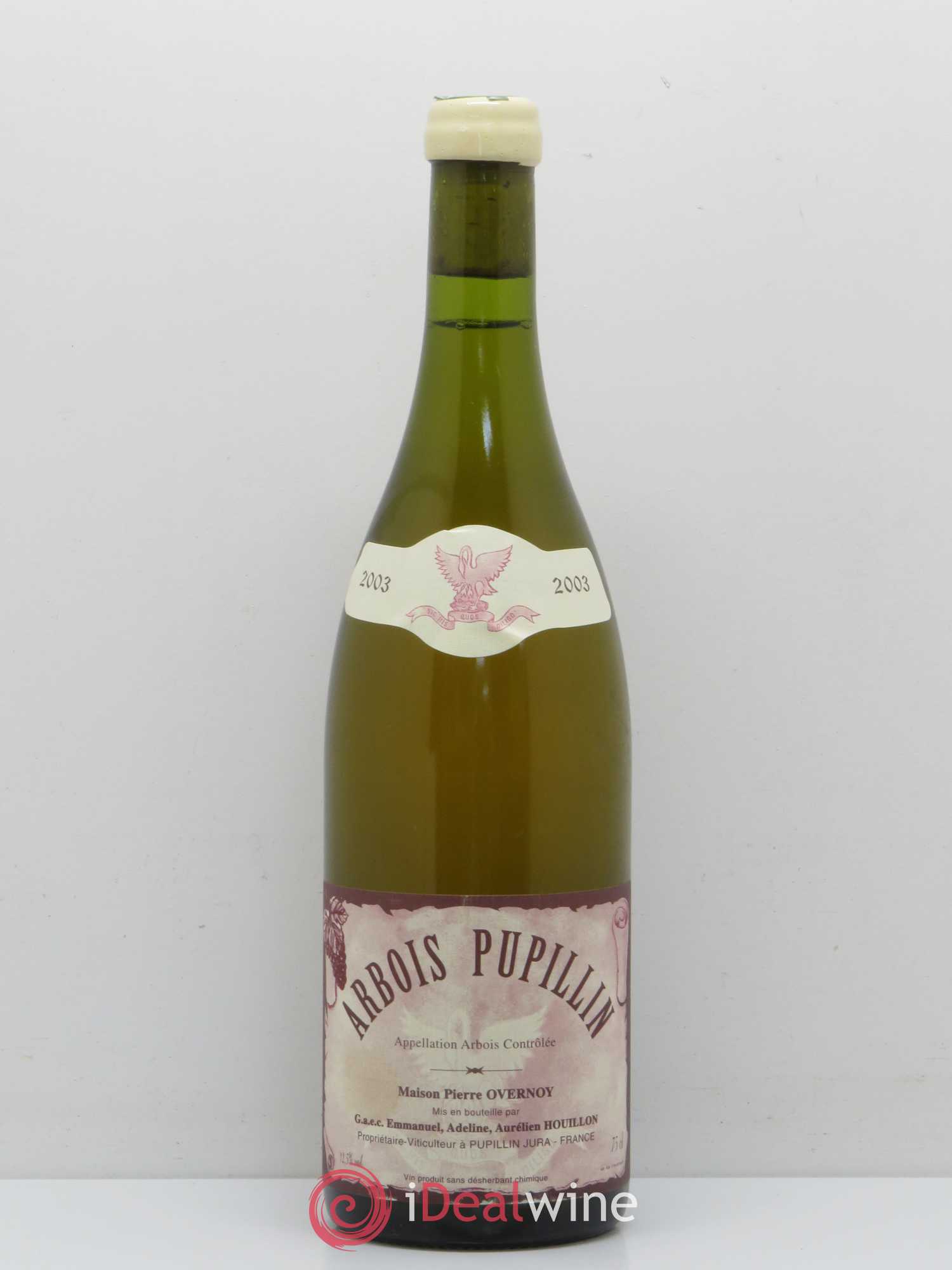Arbois-Pupillin Savagnin (cire jaune) Overnoy-Houillon (Domaine) Chardonnay 2003 - Lot de 1 bouteille - 0