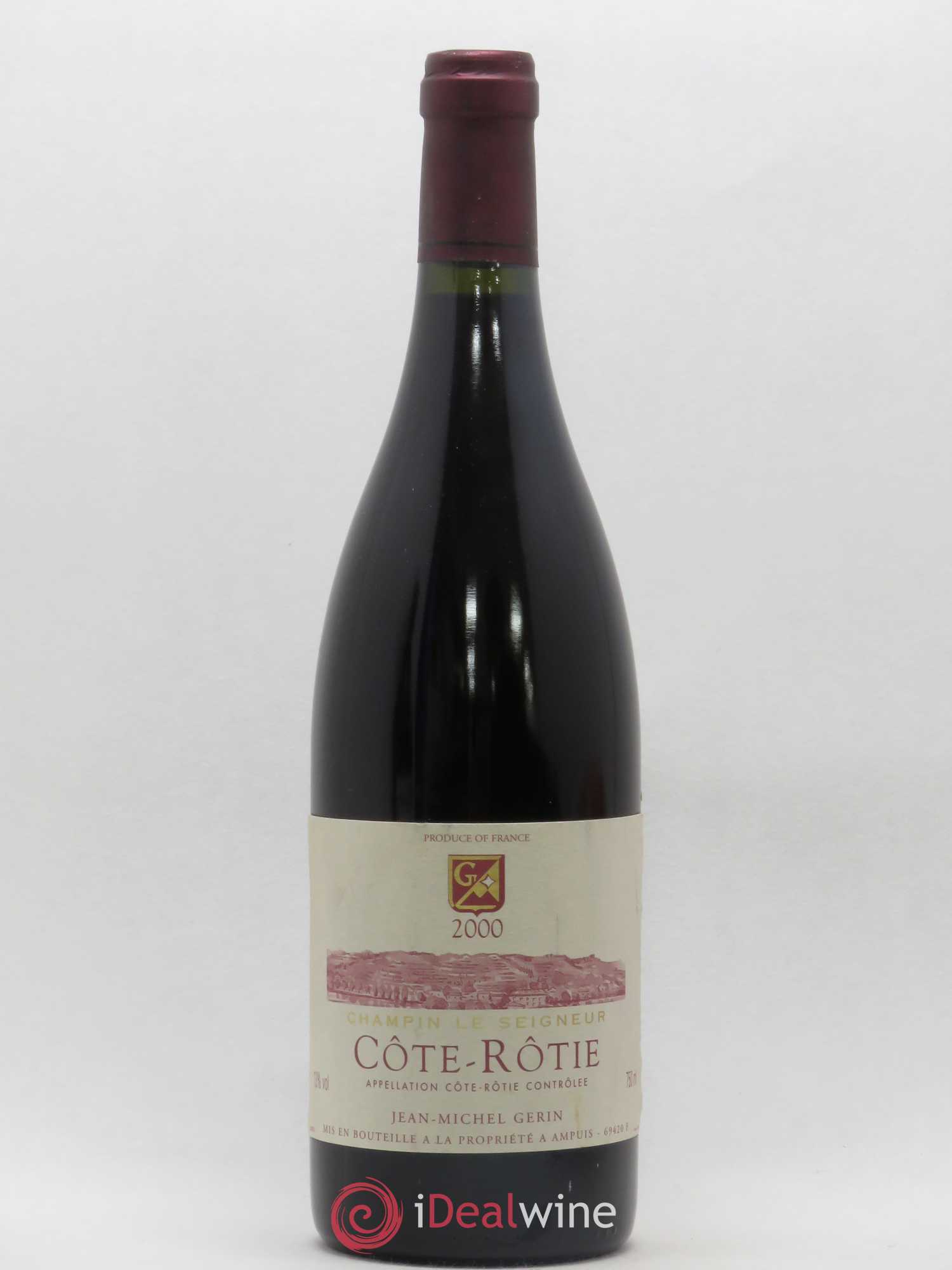 Côte-Rôtie Champin Le Seigneur Jean-Michel Gerin 2000 - Lot de 1 bouteille - 0