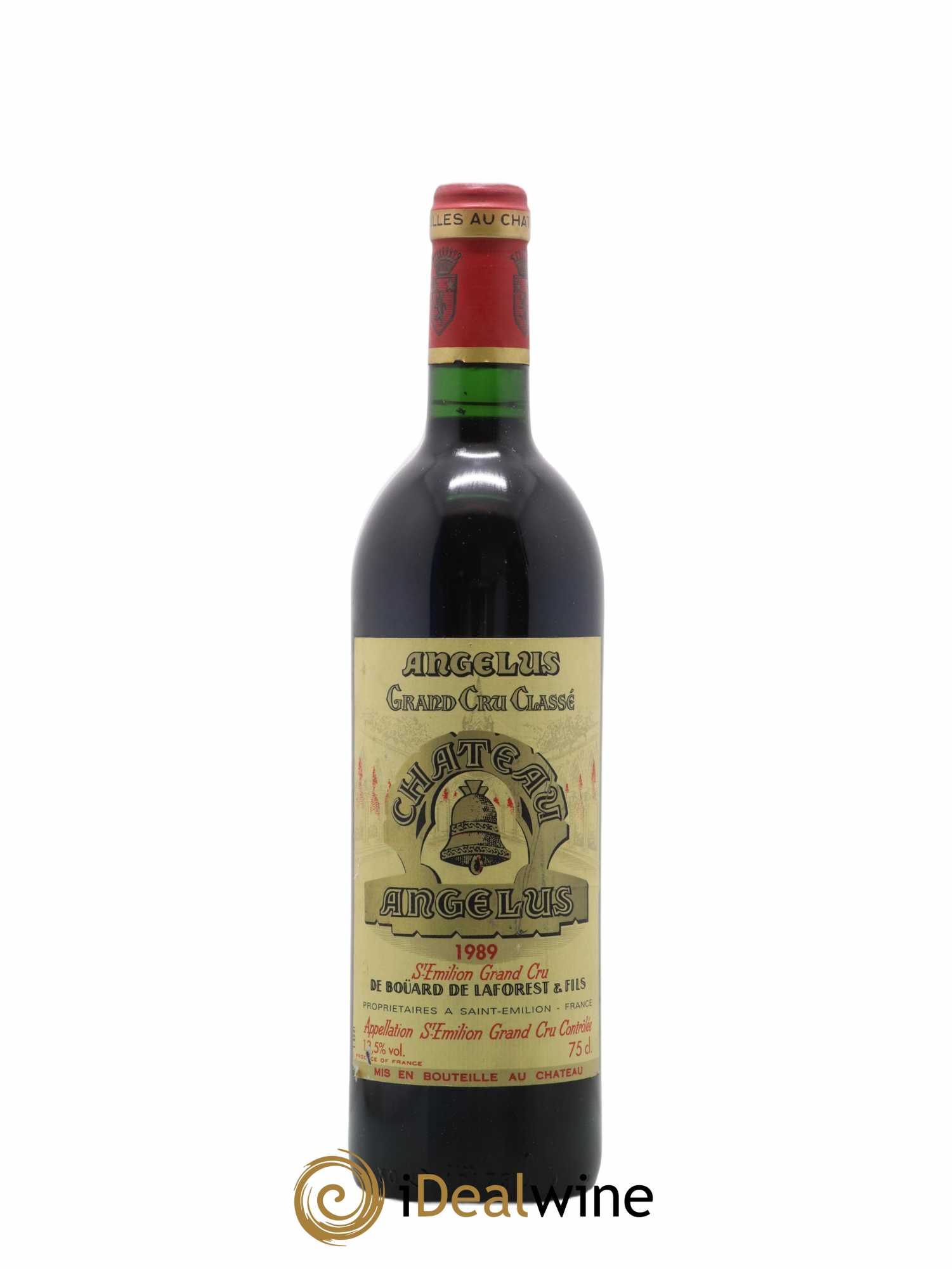 Château Angélus 1er Grand Cru Classé A 1989 - Lot de 1 bouteille - 0